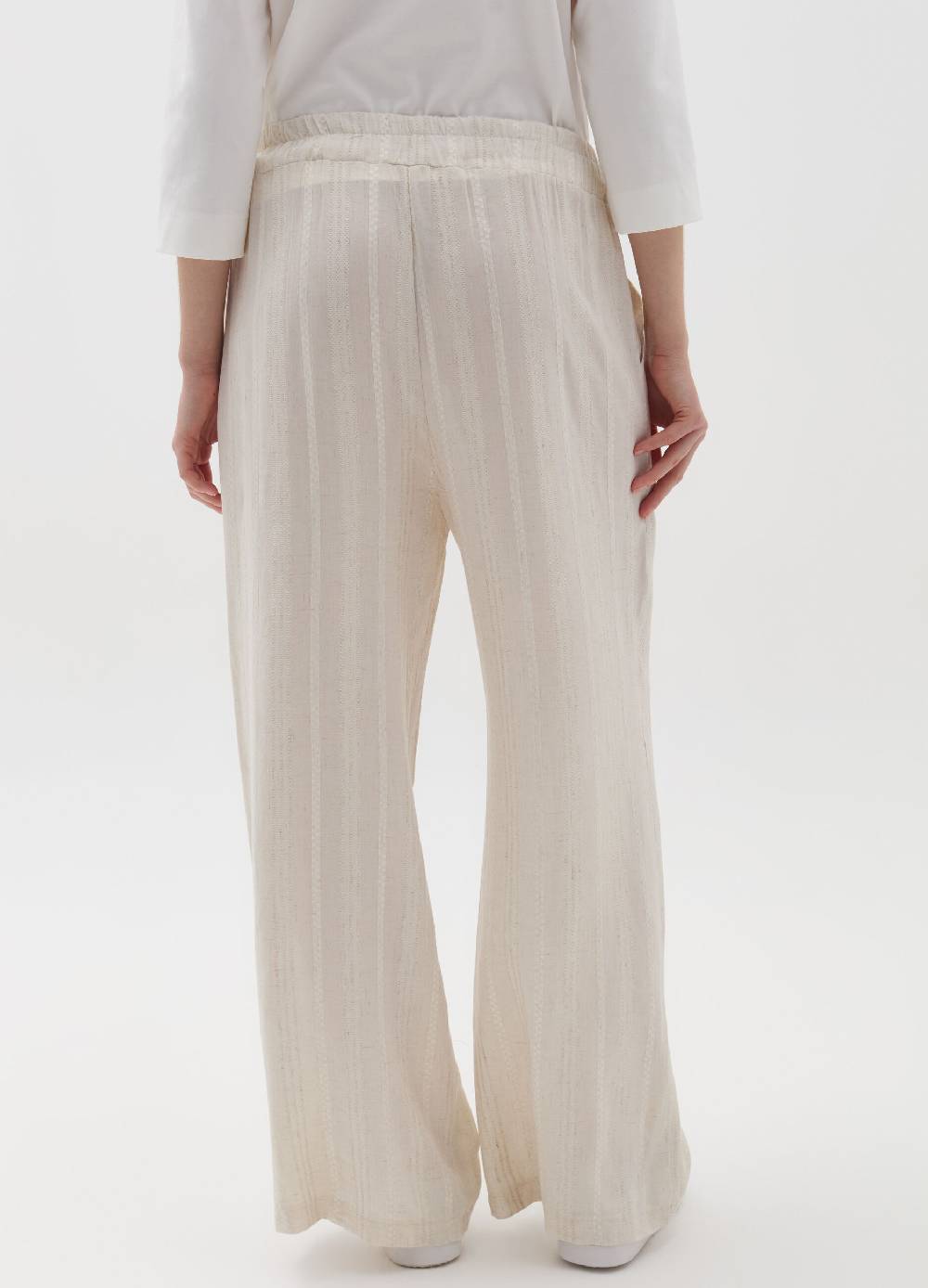 Ovs Pantalone Wide Leg Con Disegno A Righe