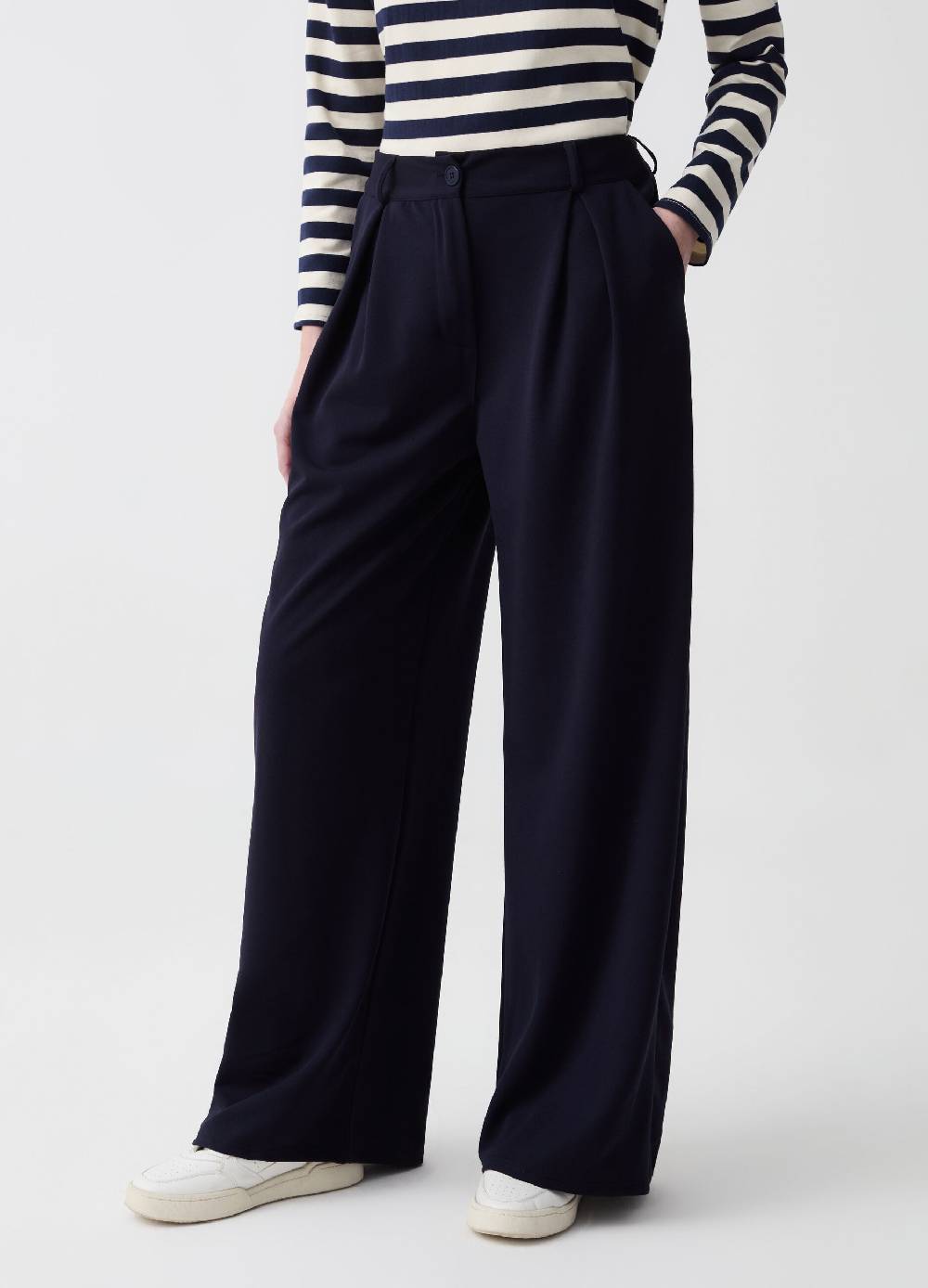 Ovs Pantalone Wide Leg Con Pinces