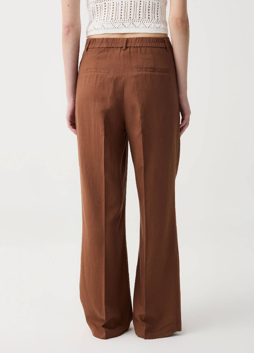 Ovs Pantalone Wide Leg Con Pinces