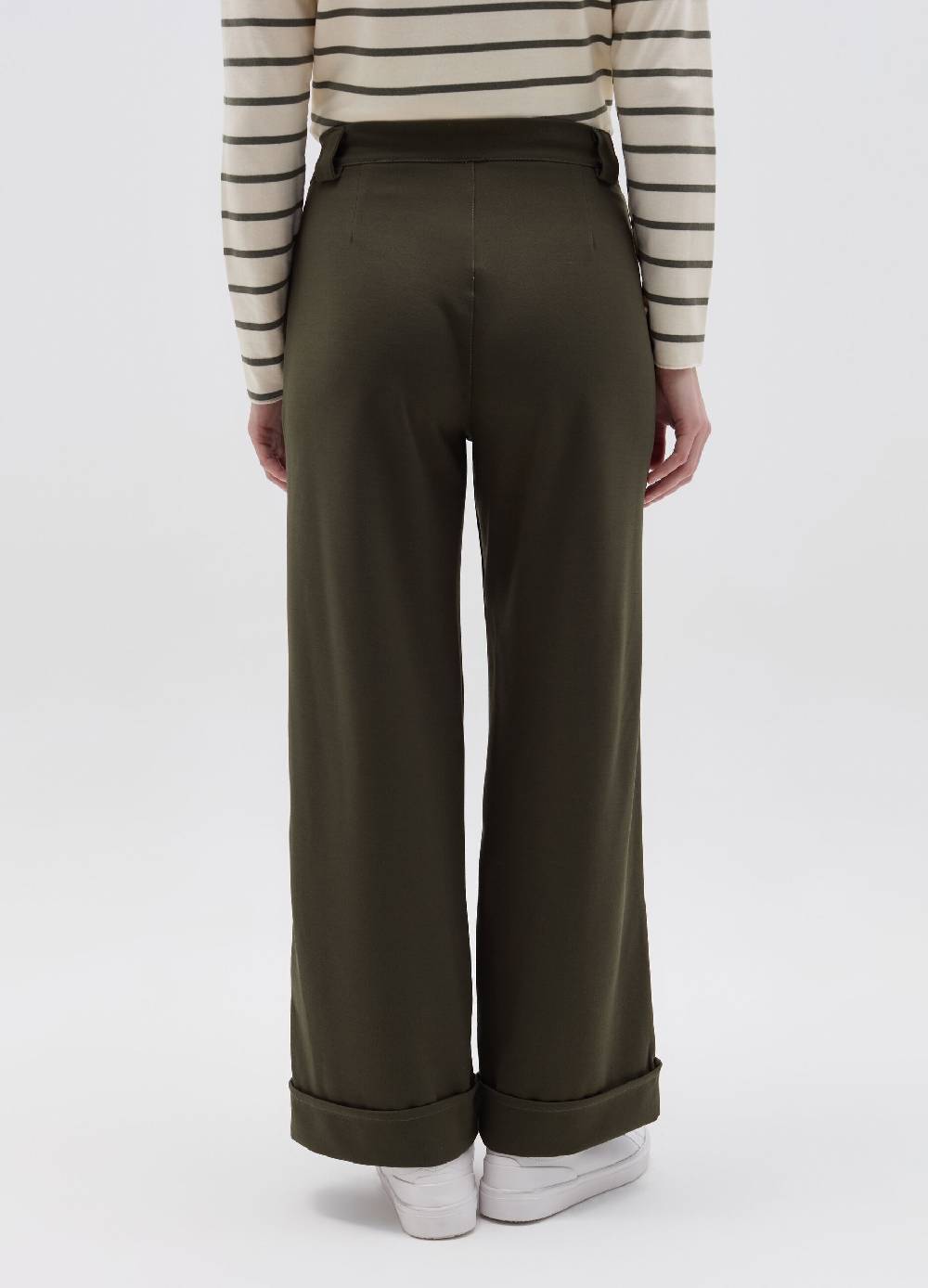 Ovs Pantalone Wide Leg Con Risvolti