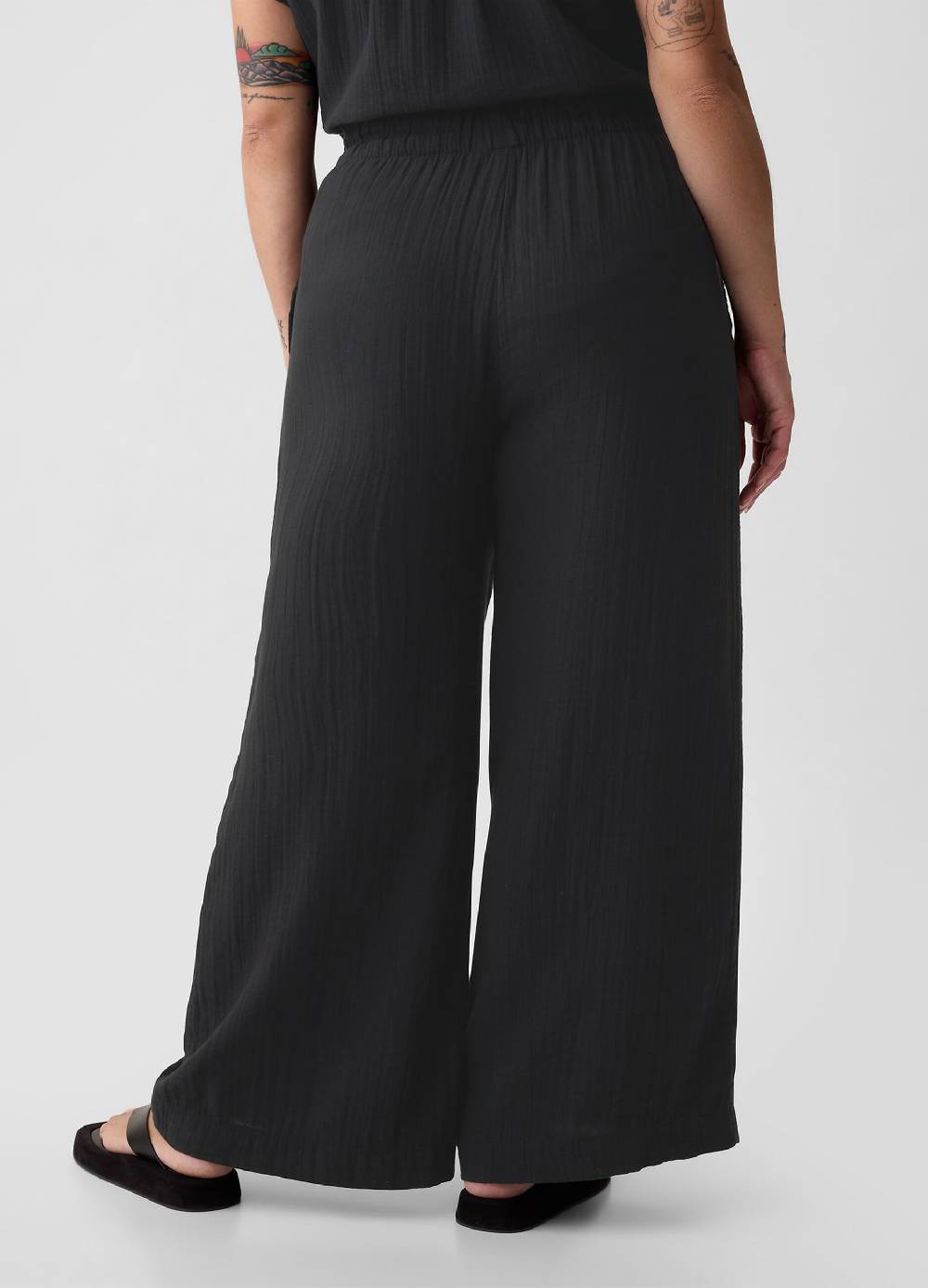Ovs Pantalone Wide Leg In Garza