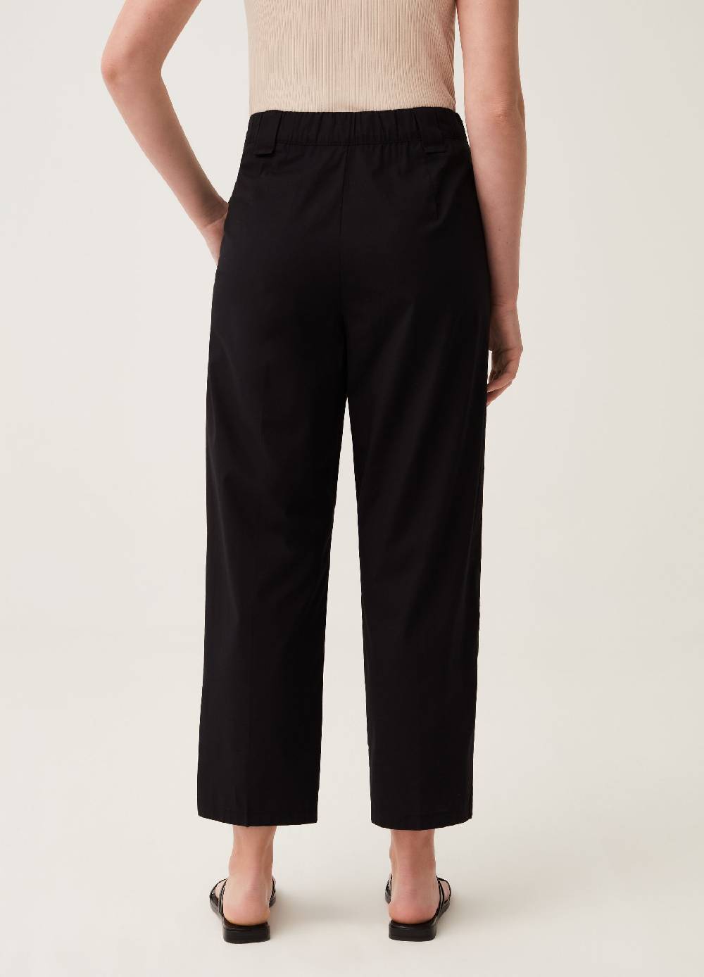 Ovs Pantaloni A Sigaretta Ankle Fit Con Pinces