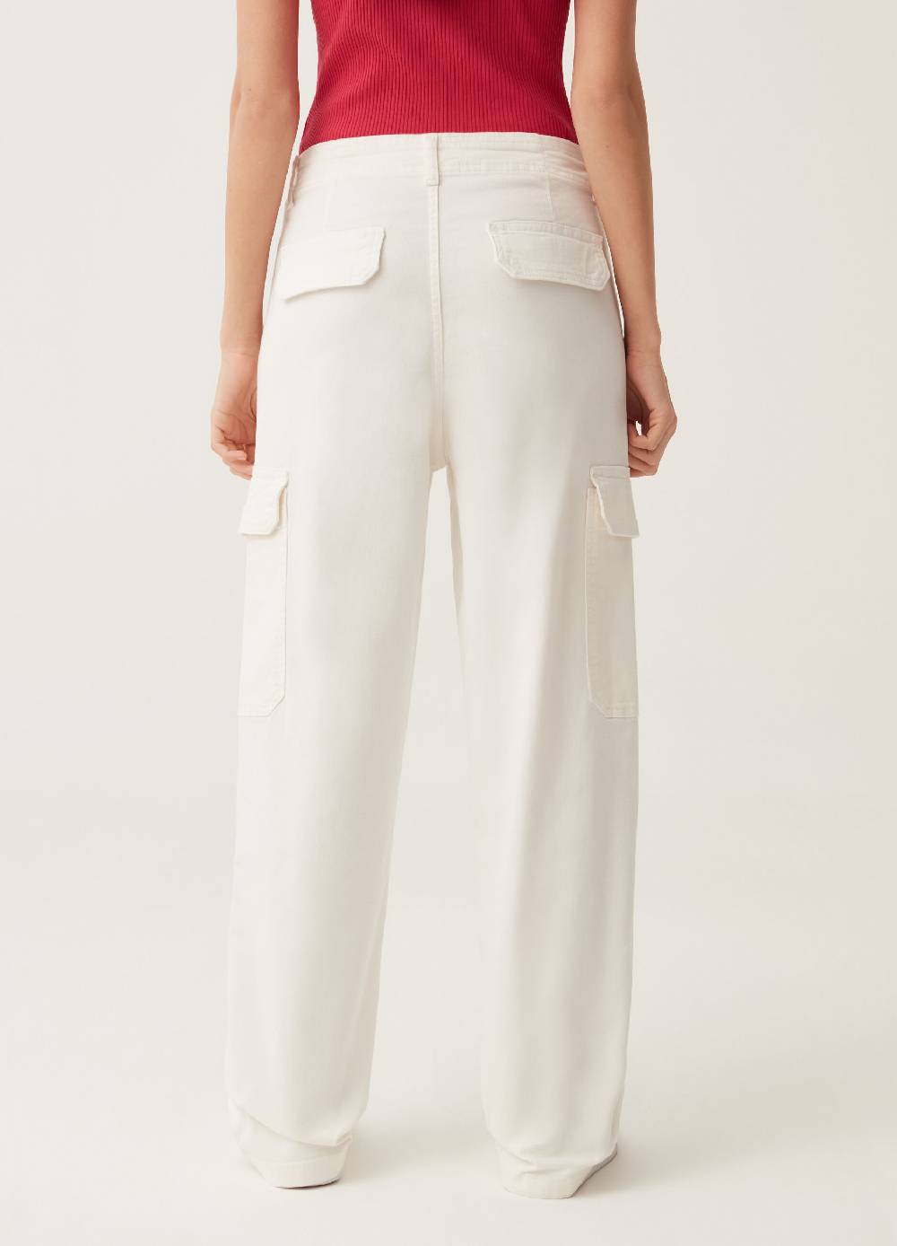 Ovs Pantaloni Cargo In Cotone Stretch