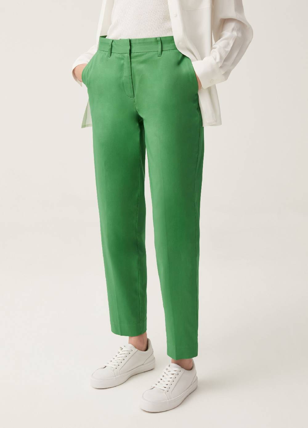 Ovs Pantaloni Chino In Cotone Stretch