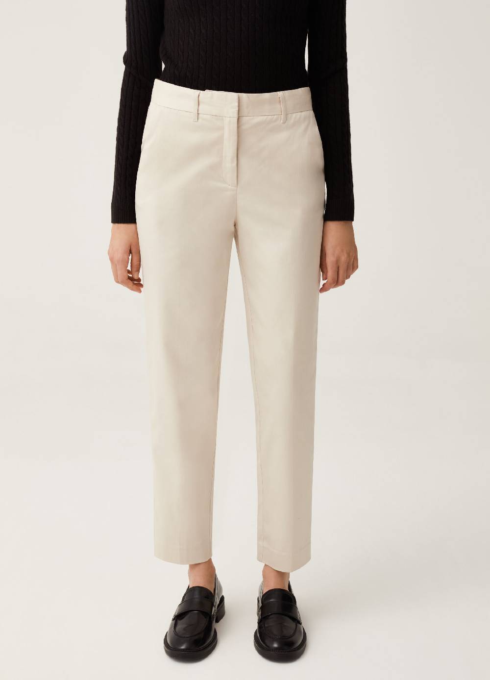 Ovs Pantaloni Chino In Cotone Stretch