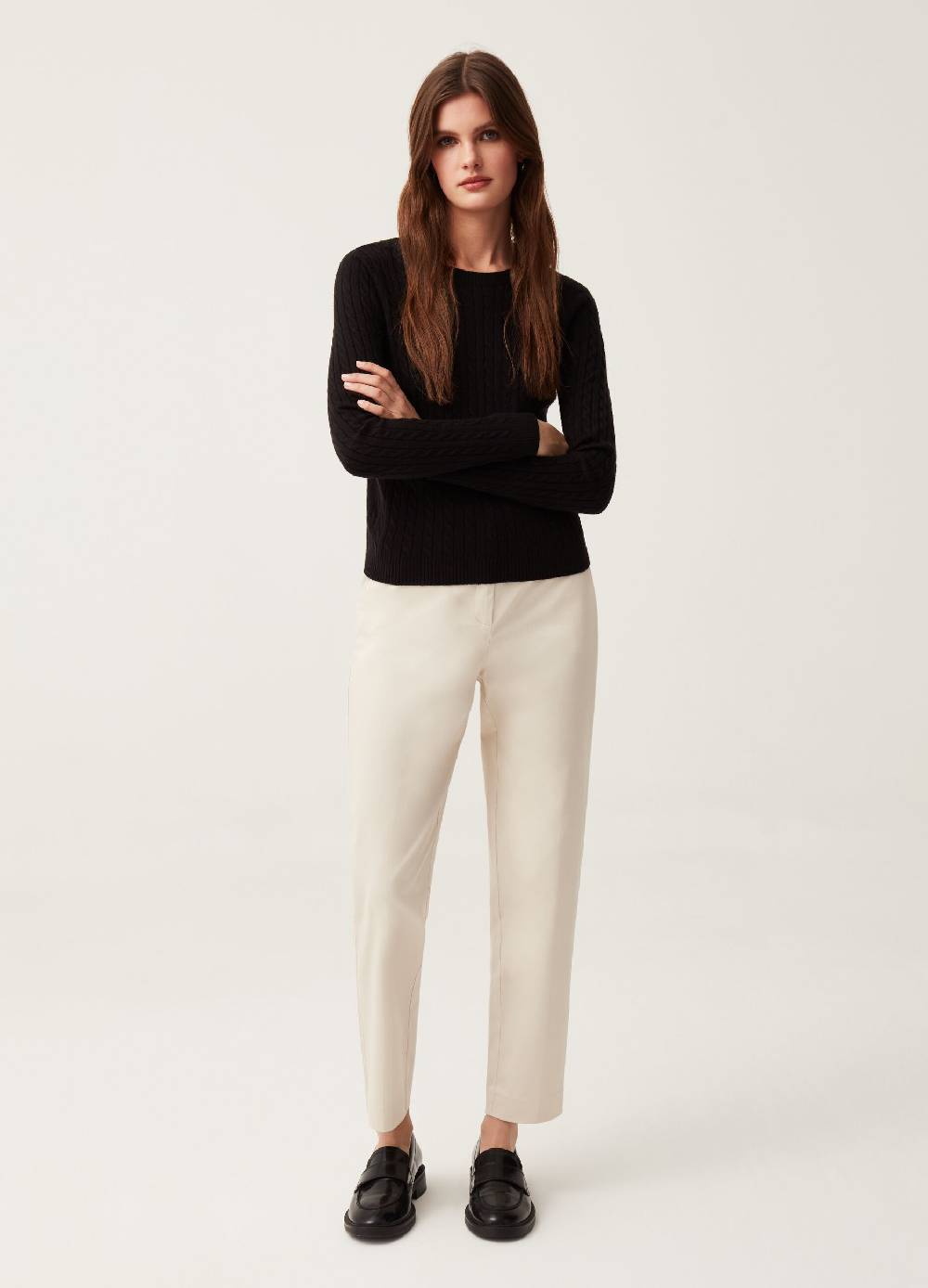 Ovs Pantaloni chino in cotone stretch