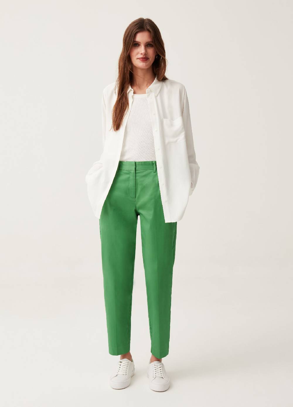 Ovs Pantaloni chino in cotone stretch