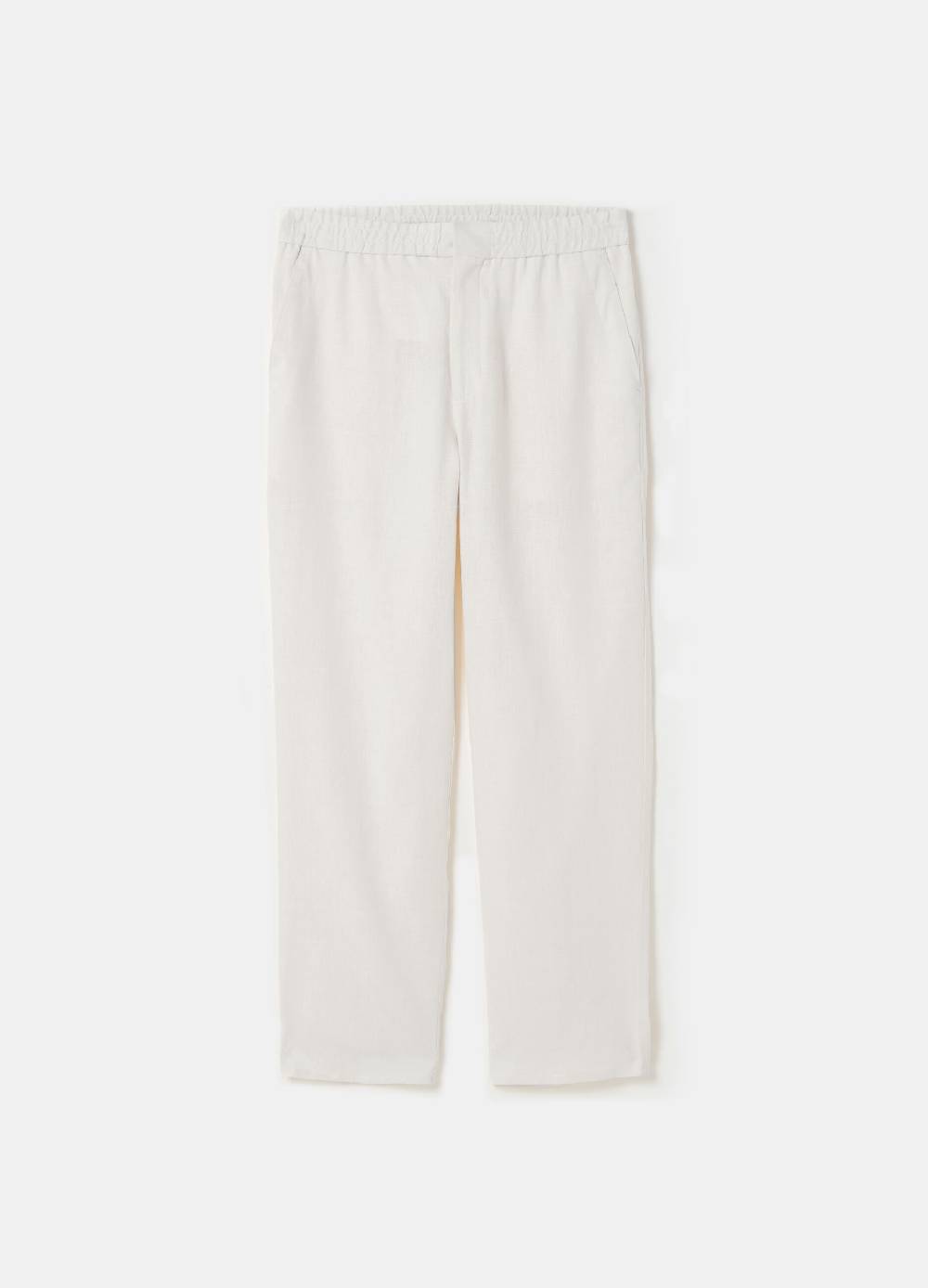 Ovs Pantaloni Chino In Lino PIOMBO
