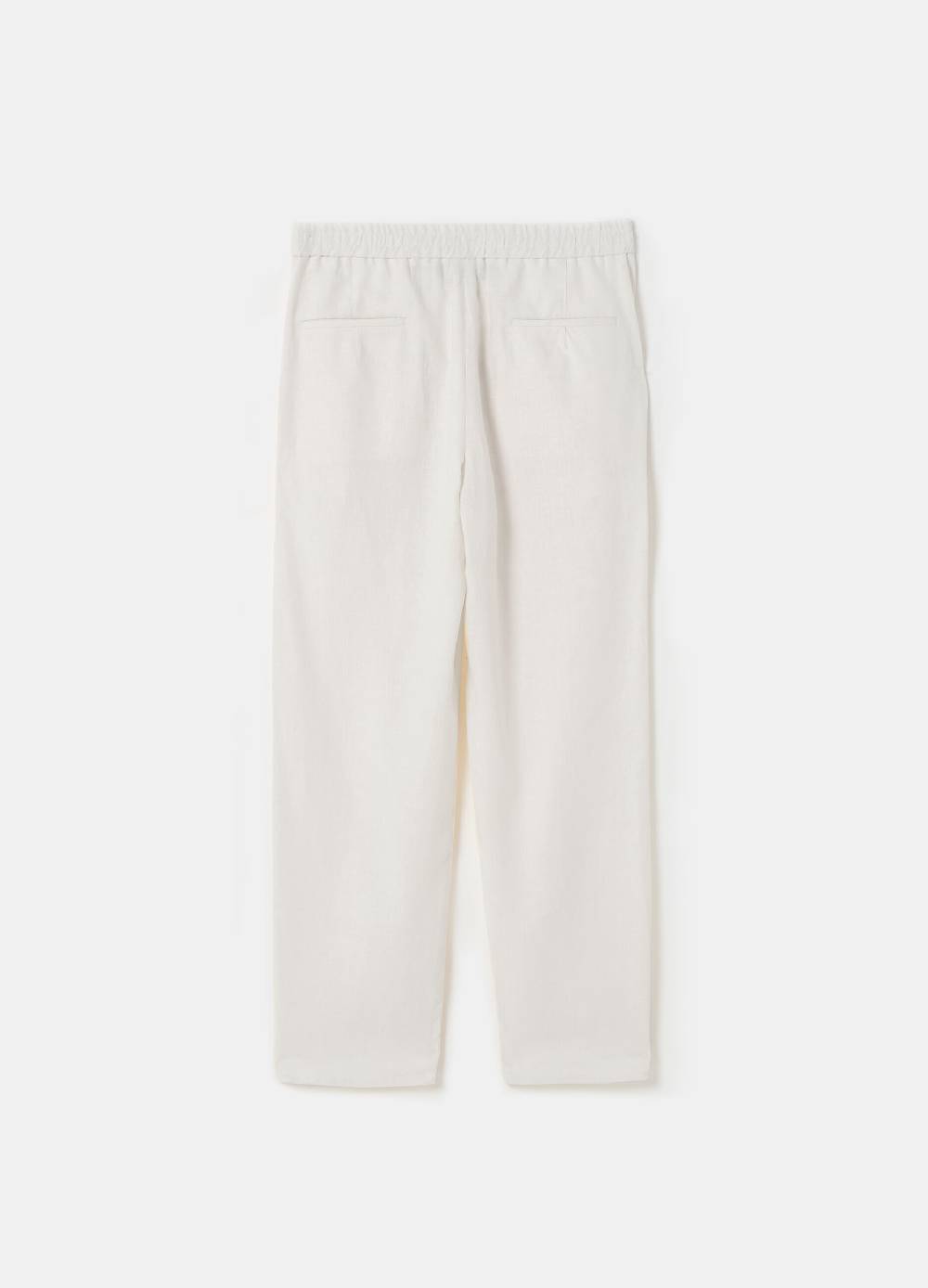 Ovs Pantaloni Chino In Lino PIOMBO