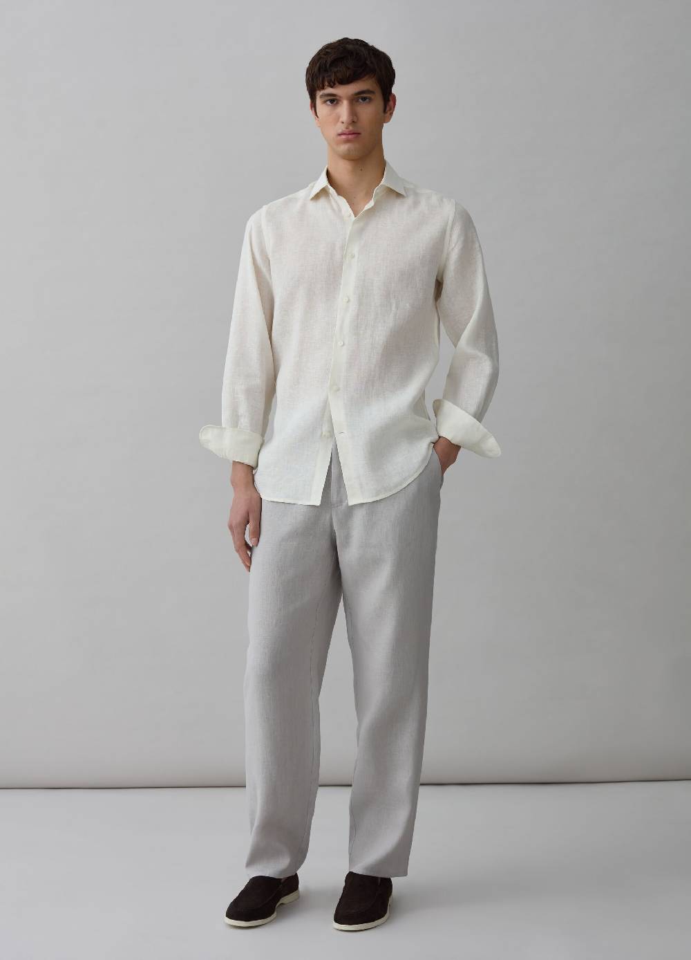 Ovs Pantaloni chino in Puro Lino