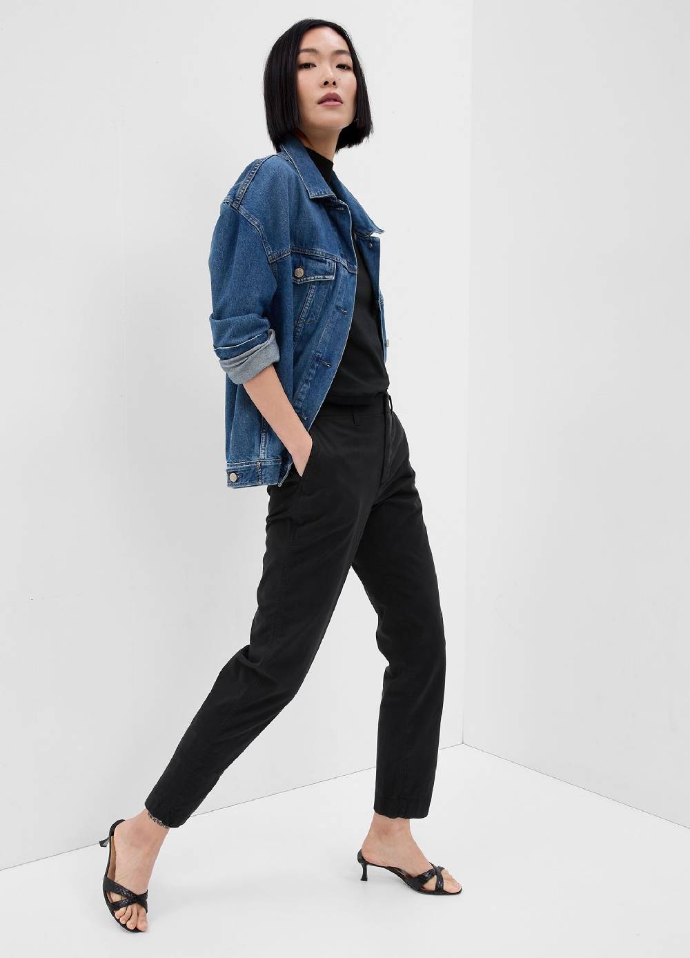 Ovs Pantaloni chino slim fit vita media