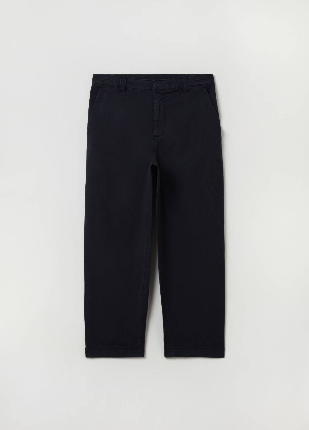 Ovs Pantaloni Chino Straight Fit In Cotone Stretch
