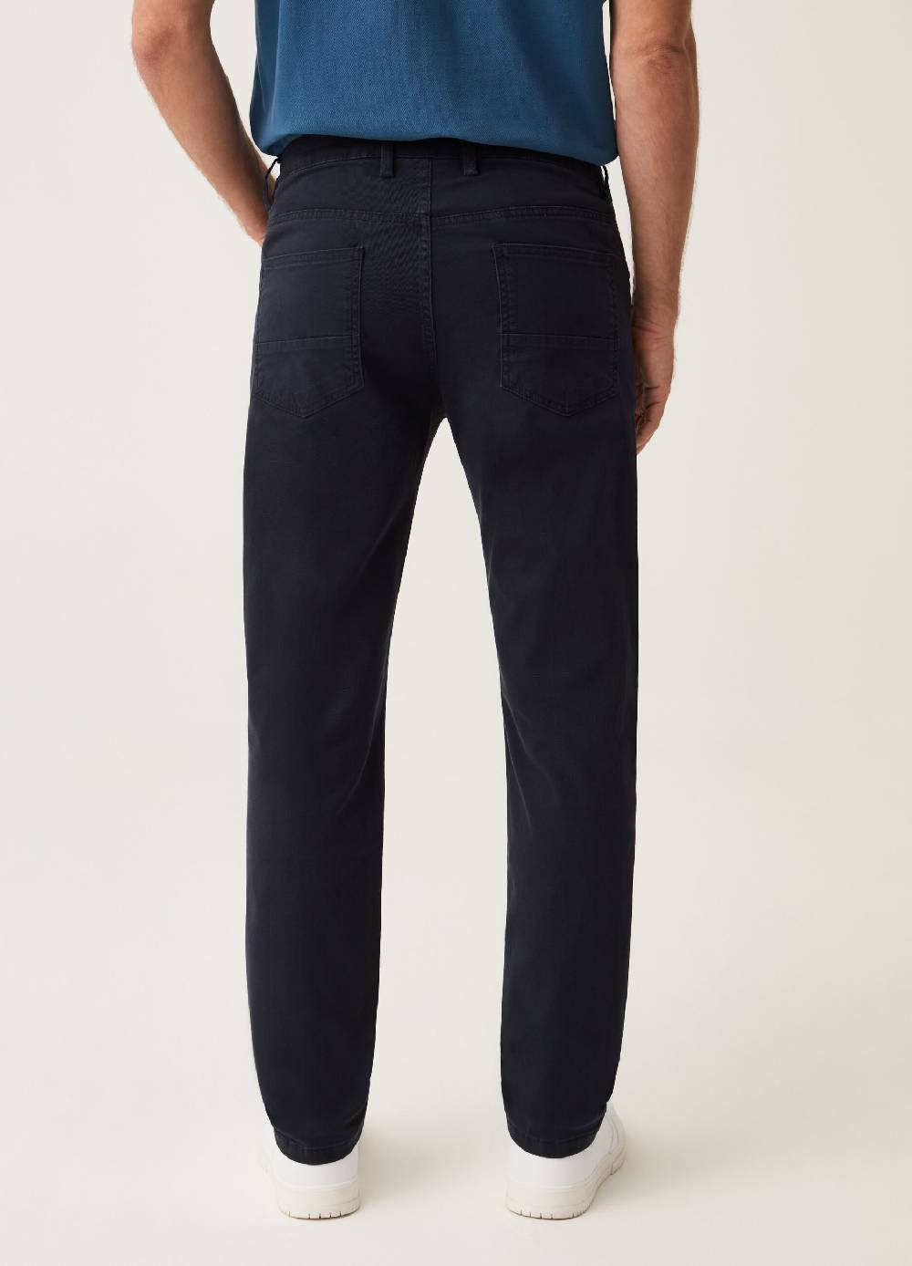 Ovs Pantaloni Cinque Tasche In Twill Stretch