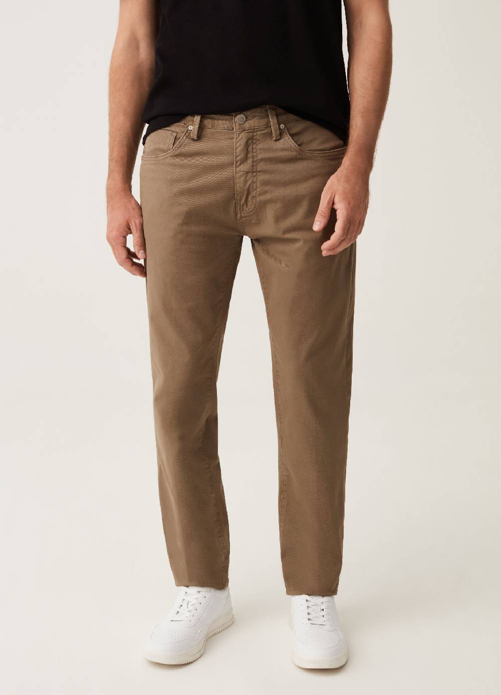 Ovs Pantaloni Cinque Tasche In Twill Stretch