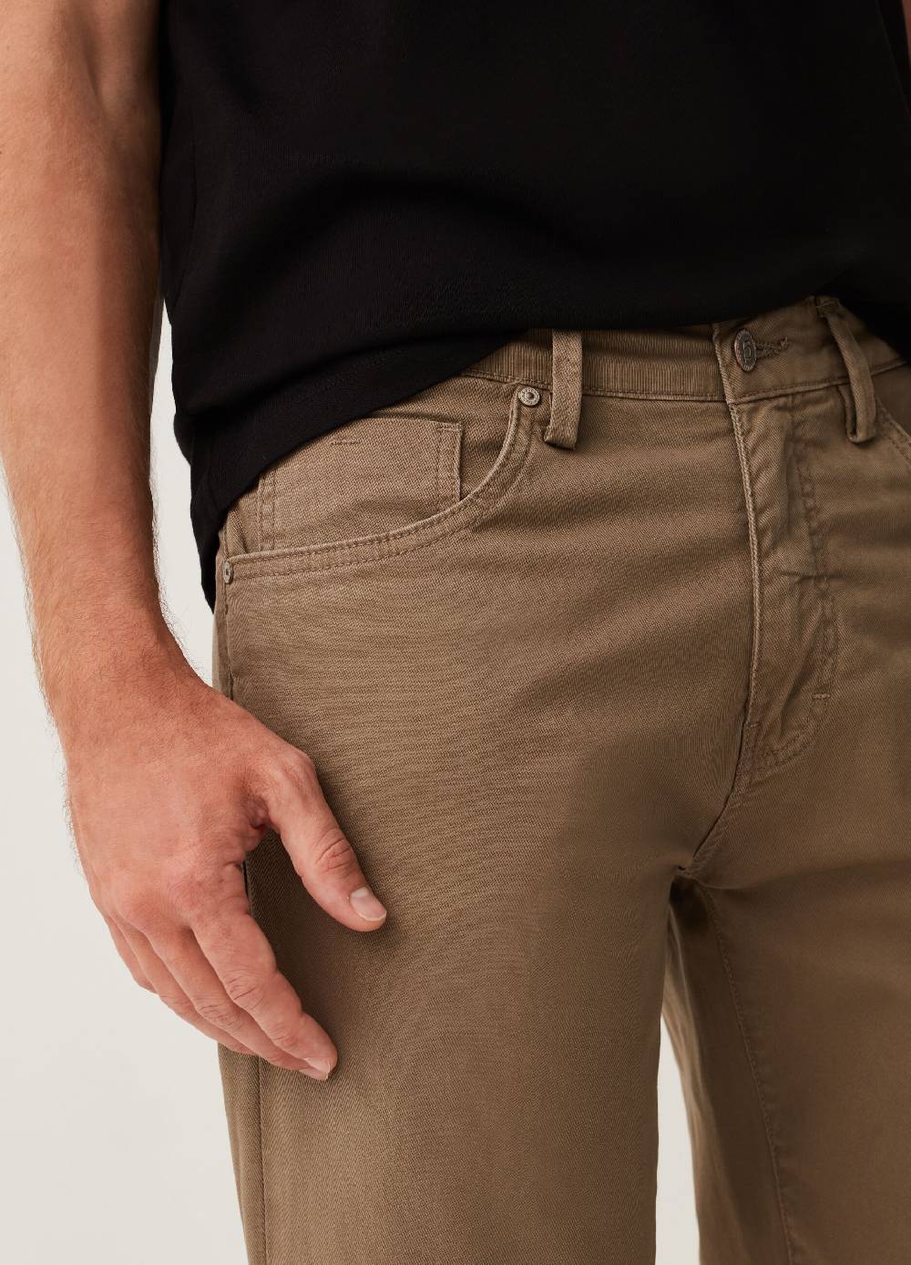 Ovs Pantaloni Cinque Tasche In Twill Stretch
