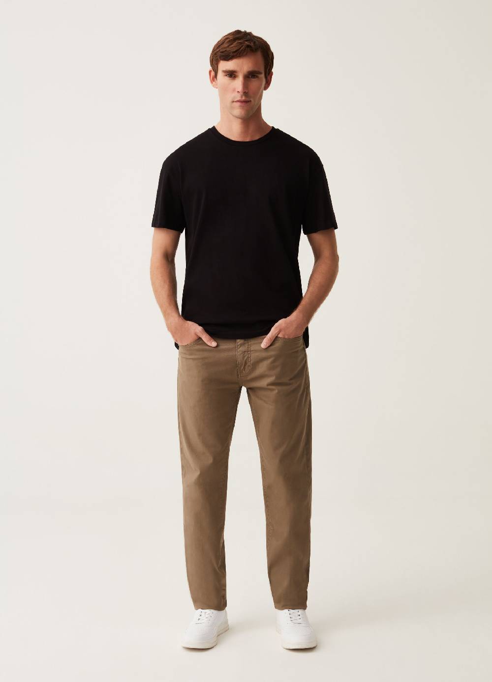 Ovs Pantaloni cinque tasche in twill stretch
