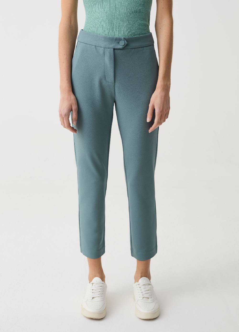 Ovs Pantaloni Cropped A Sigaretta