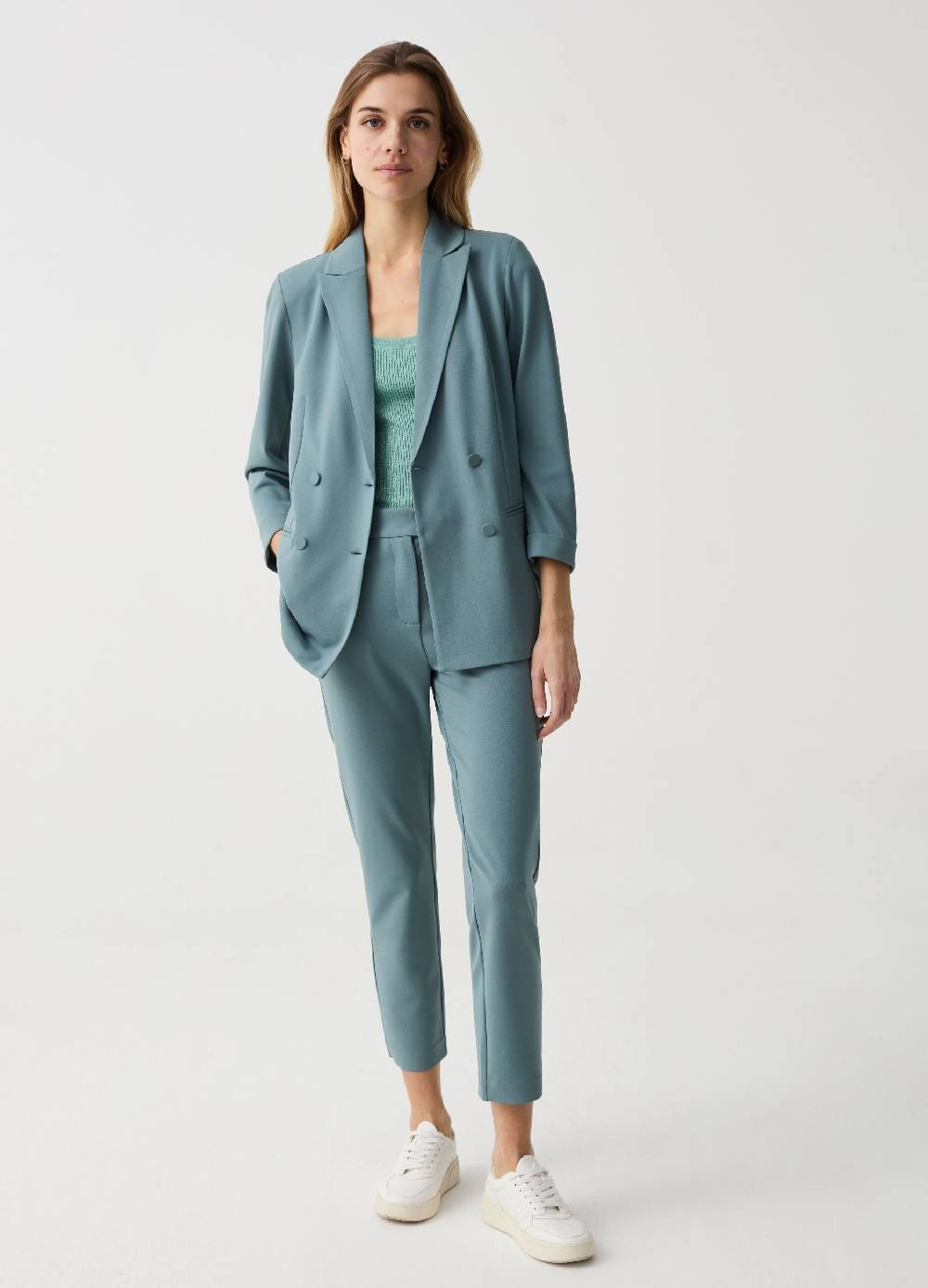 Ovs Pantaloni cropped a sigaretta