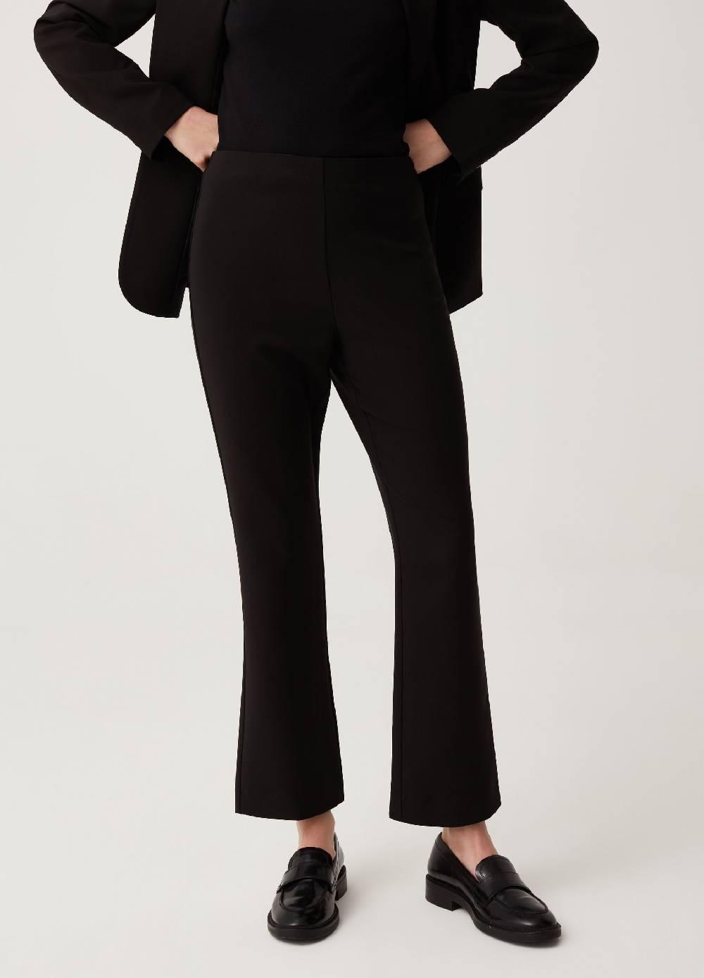 Ovs Pantaloni Cropped Flare Fit