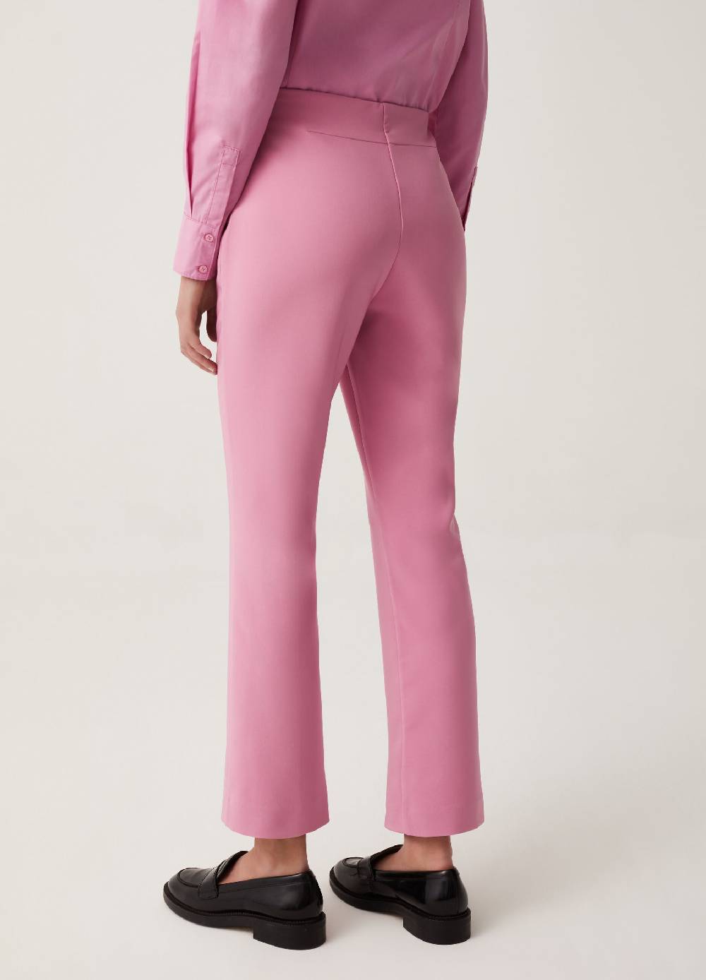 Ovs Pantaloni Cropped Flare Fit