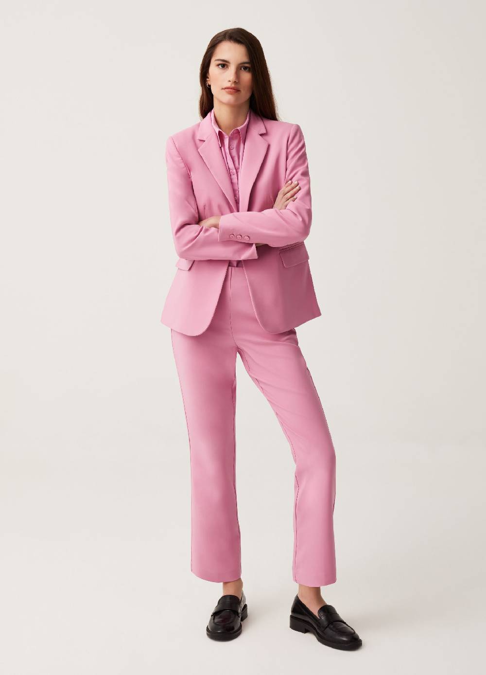 Ovs Pantaloni cropped flare fit