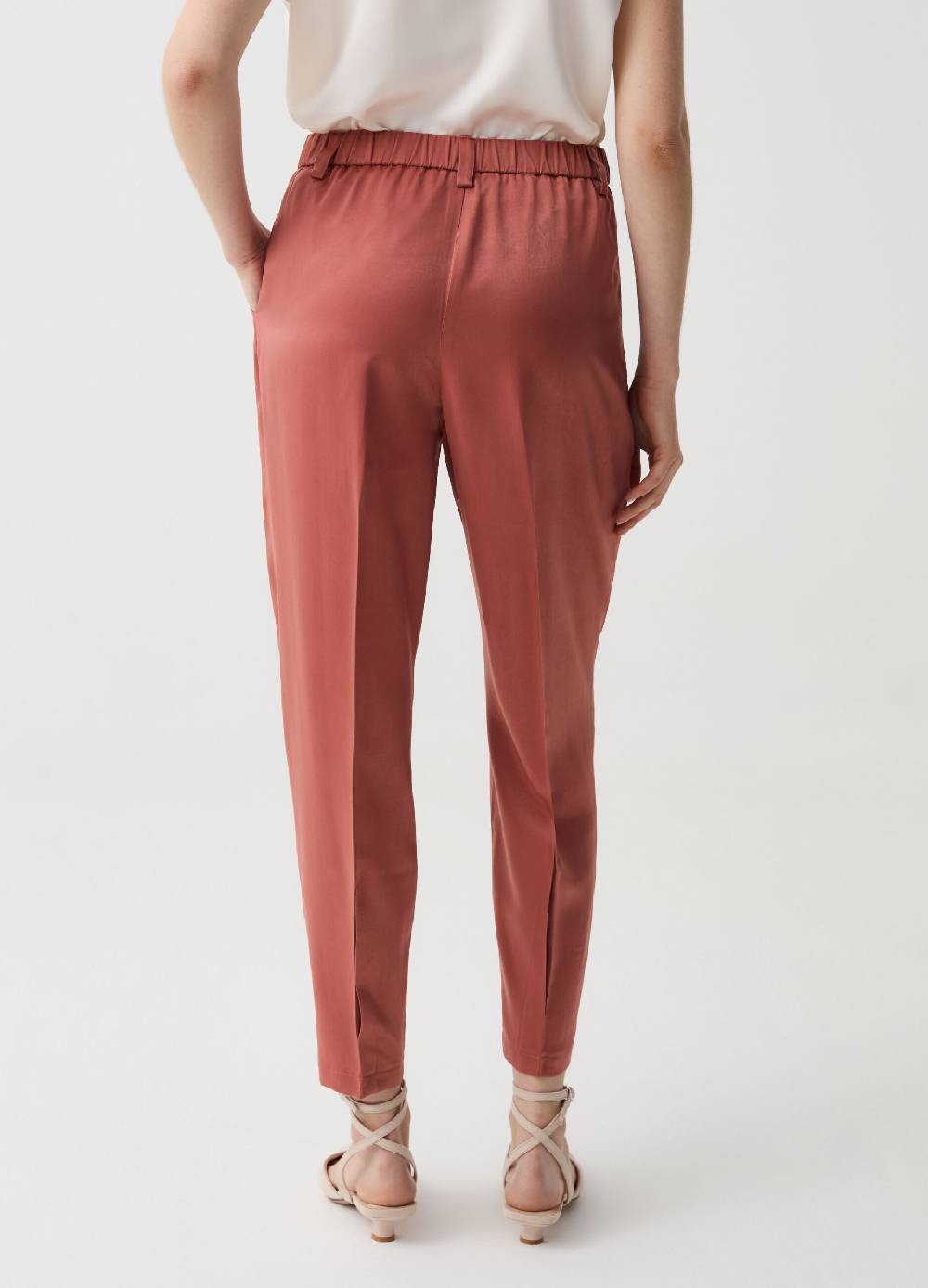 Ovs Pantaloni Eleganti A Sigaretta Con Pinces