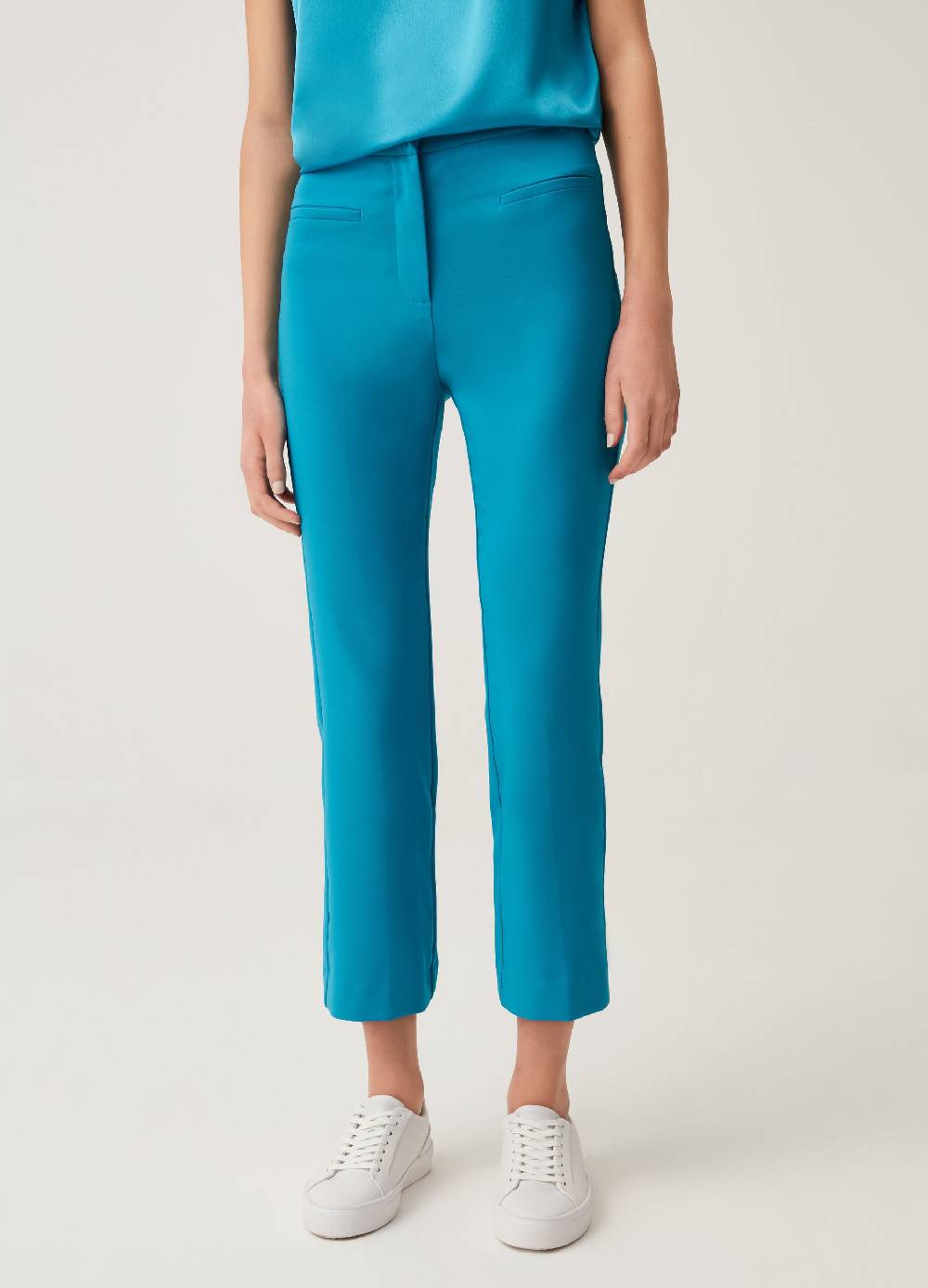 Ovs Pantaloni Flare Fit Cropped