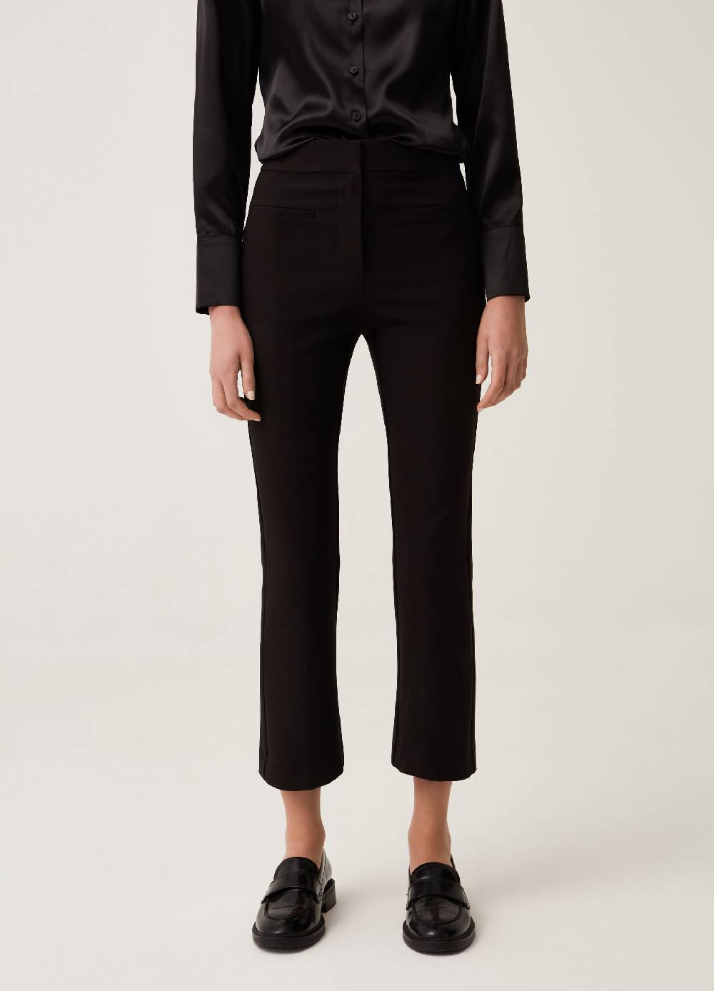 Ovs Pantaloni Flare Fit Cropped