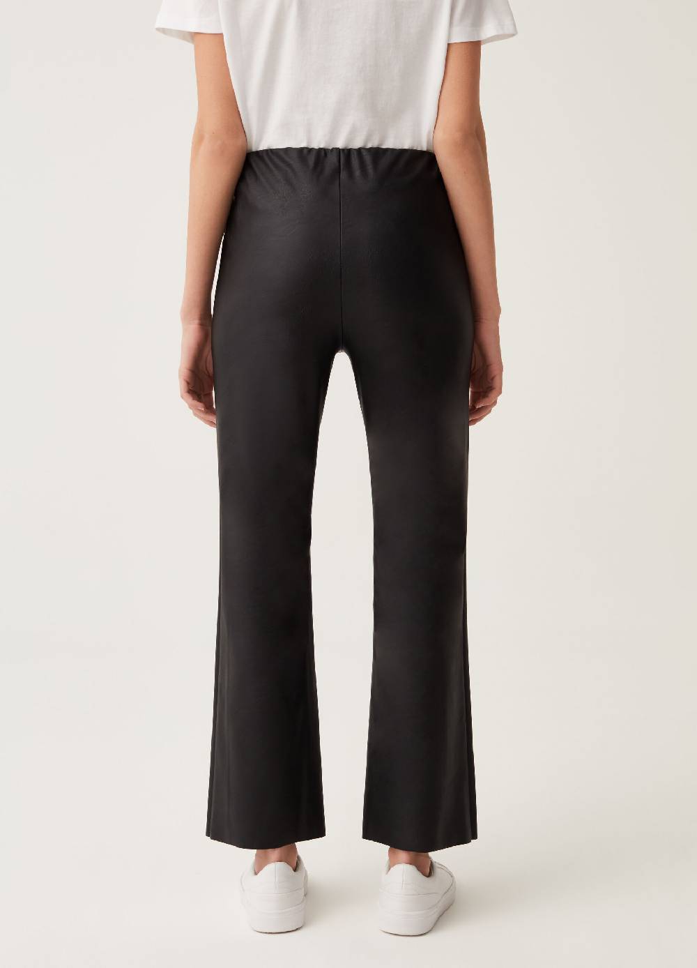 Ovs Pantaloni Flare Fit Effetto Lucido