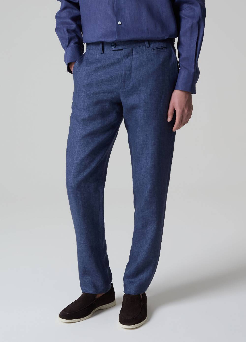 Ovs Pantaloni Formali In Lino PIOMBO