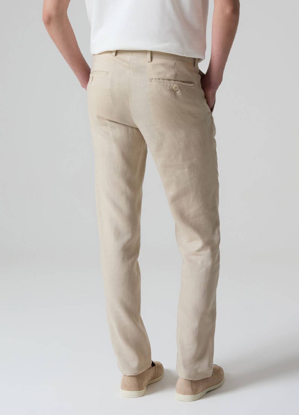 Ovs Pantaloni In Lino PIOMBO