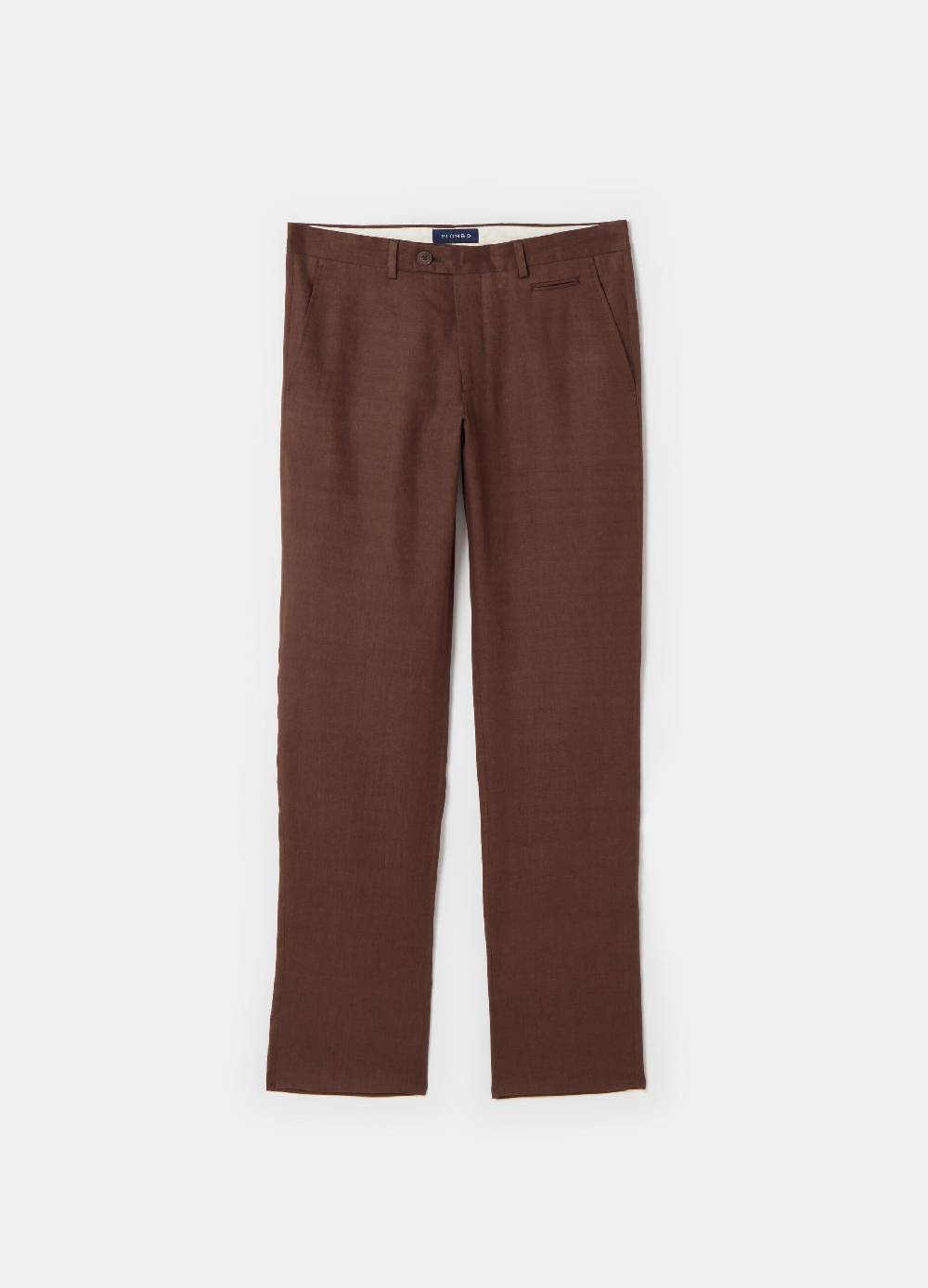 Ovs Pantaloni In Lino Uomo PIOMBO