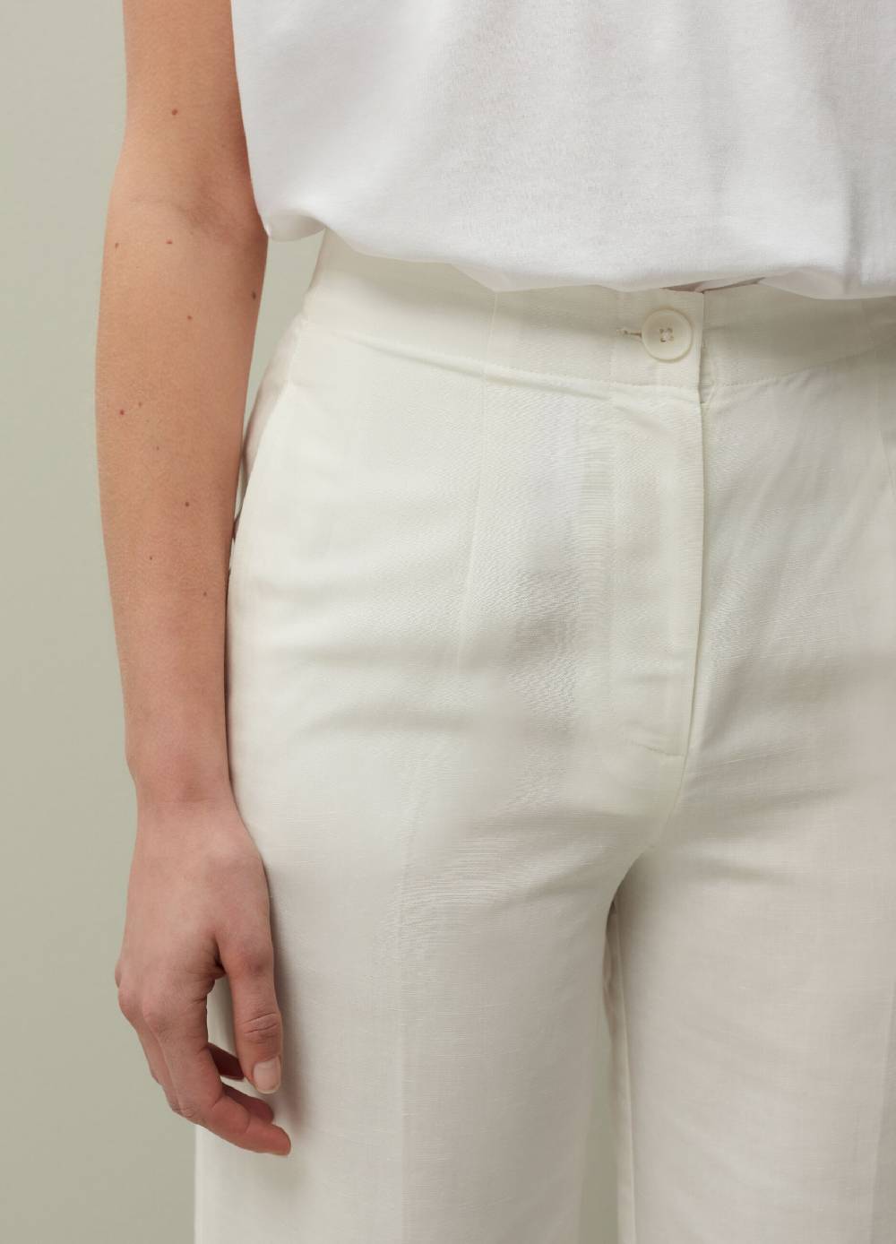 Ovs Pantaloni Palazzo In Lyocell E Lino