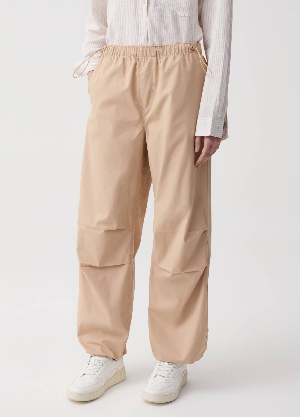 Ovs Pantaloni Parachute In Popeline