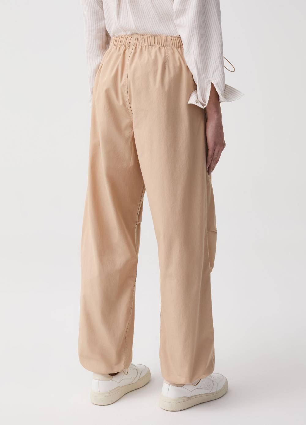 Ovs Pantaloni Parachute In Popeline