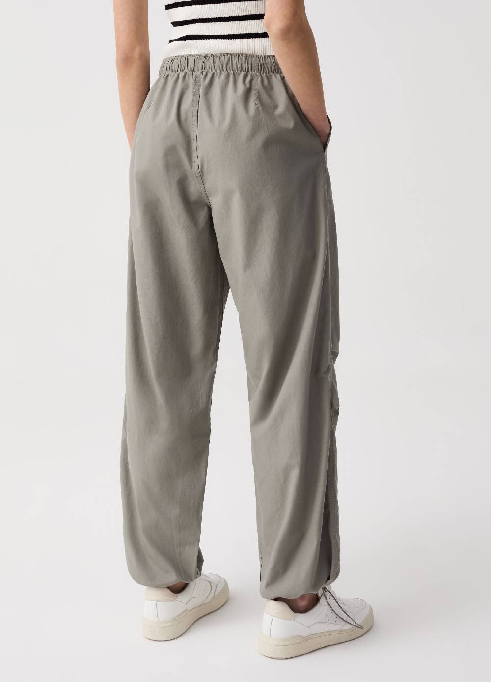 Ovs Pantaloni Parachute In Popeline