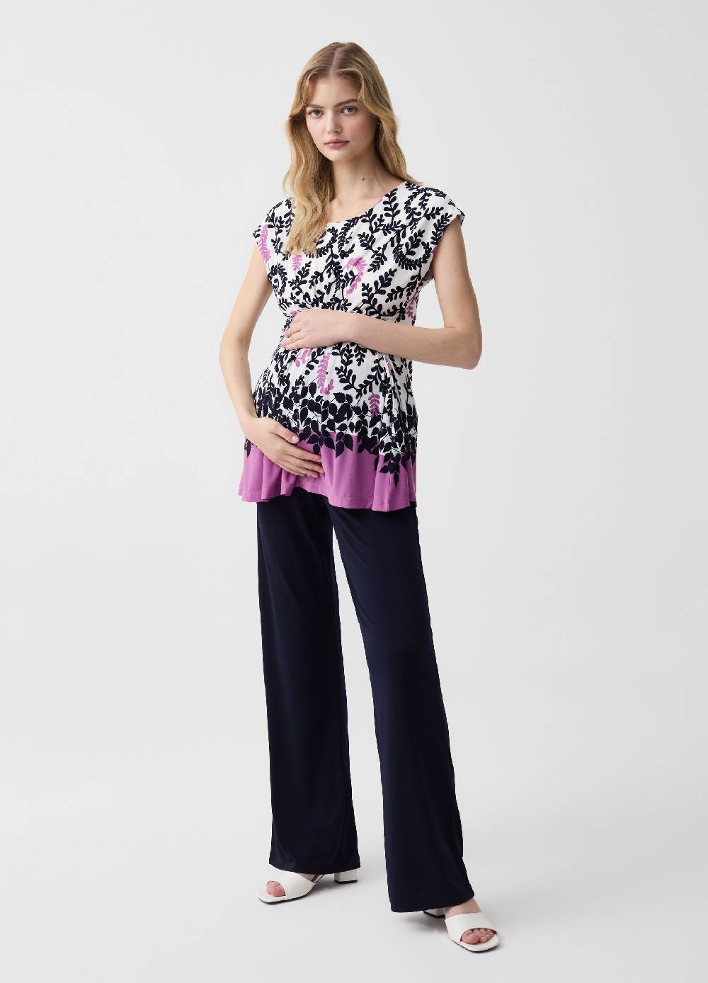 Ovs Pantaloni premaman tinta unita