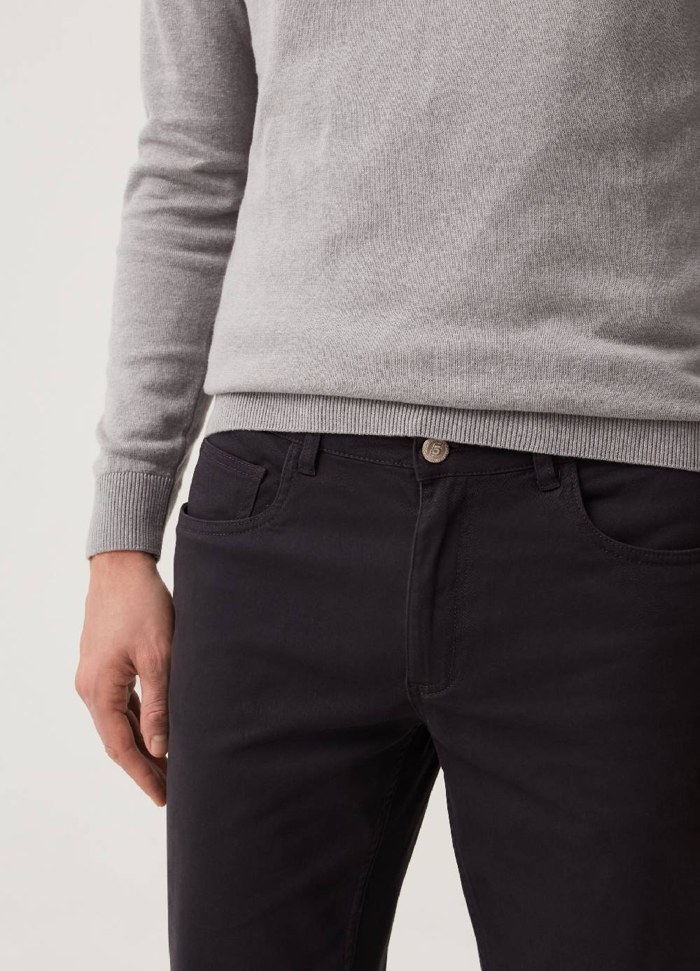 Ovs Pantaloni Regular Fit Cinque Tasche