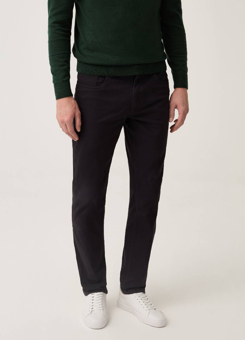 Ovs Pantaloni Slim Fit Cinque Tasche