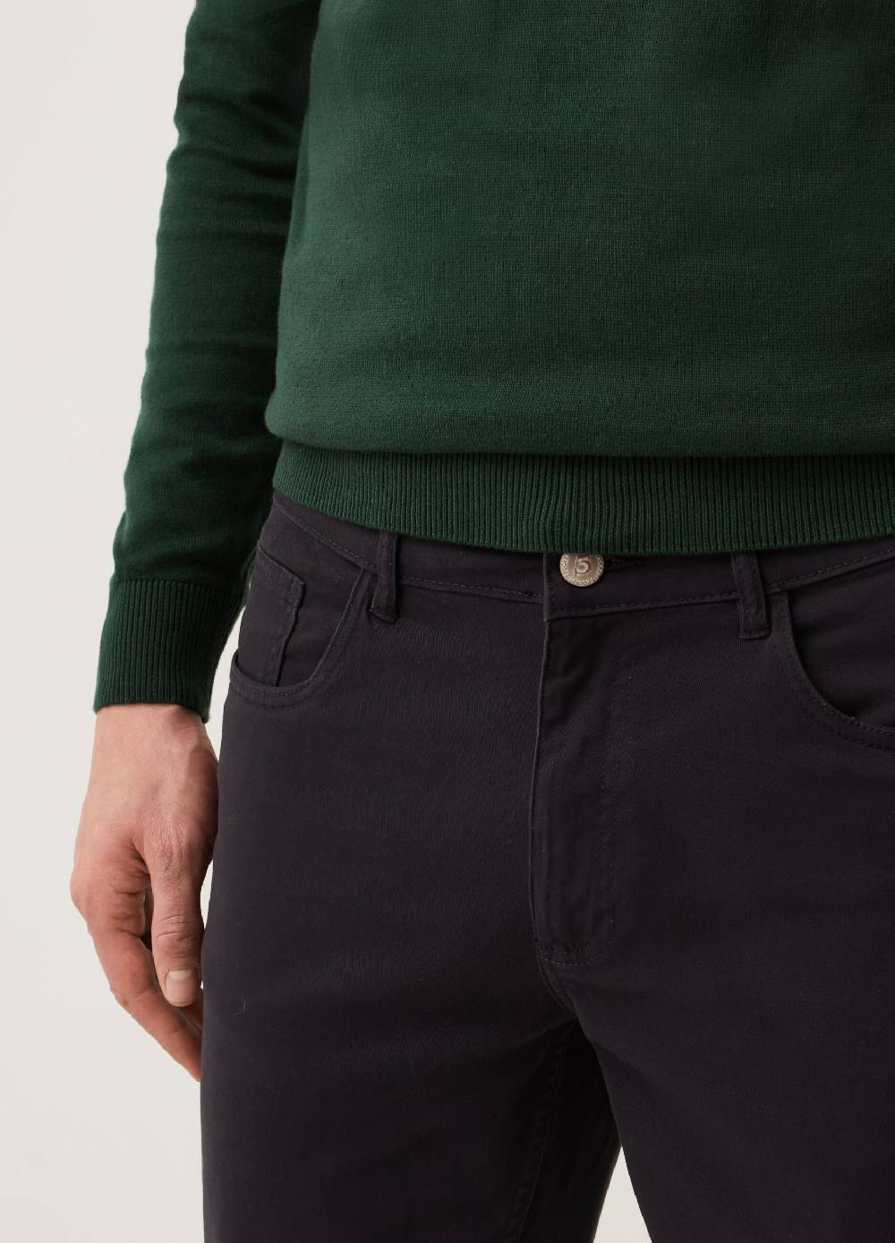 Ovs Pantaloni Slim Fit Cinque Tasche