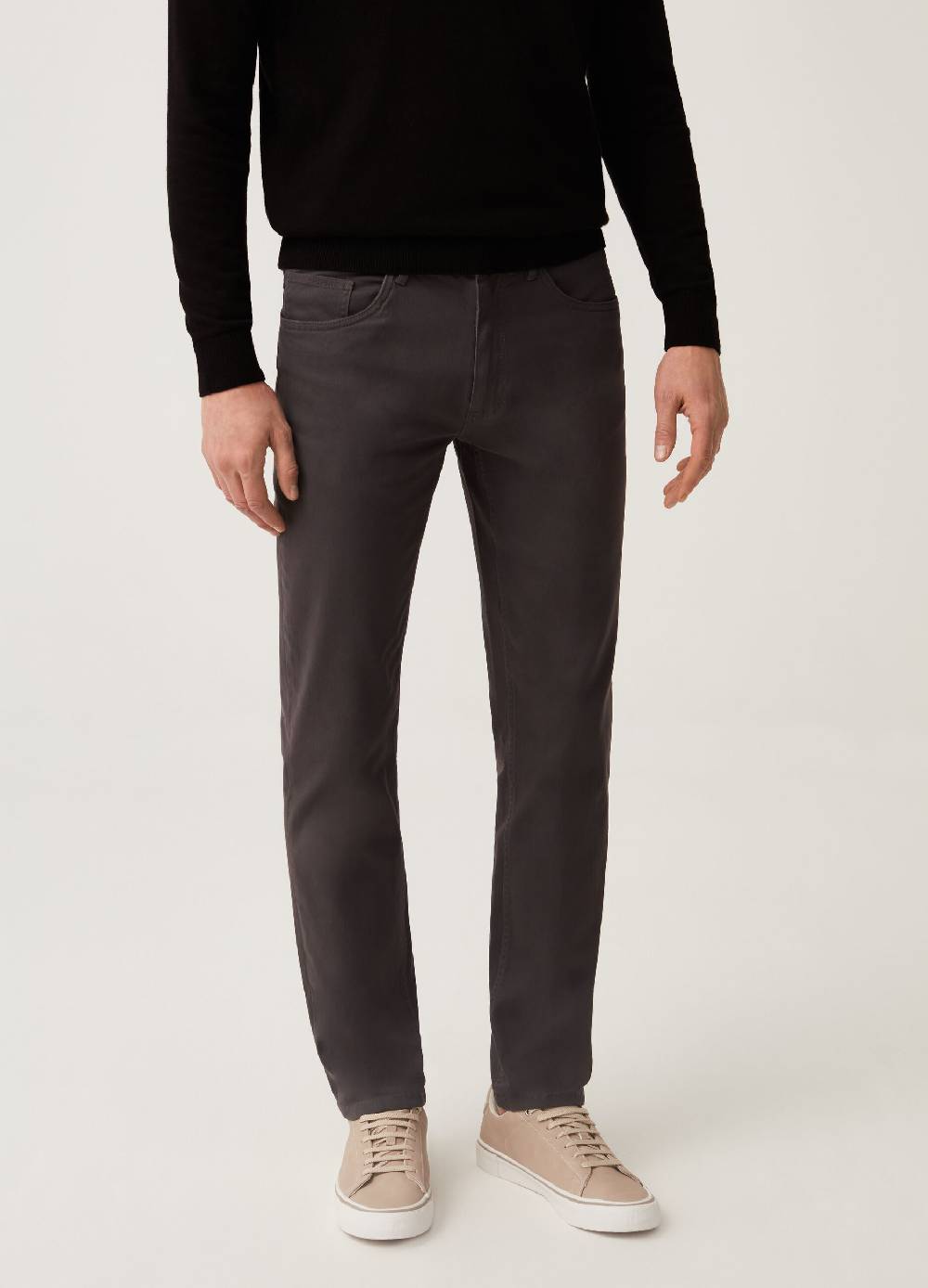 Ovs Pantaloni Slim Fit Cinque Tasche