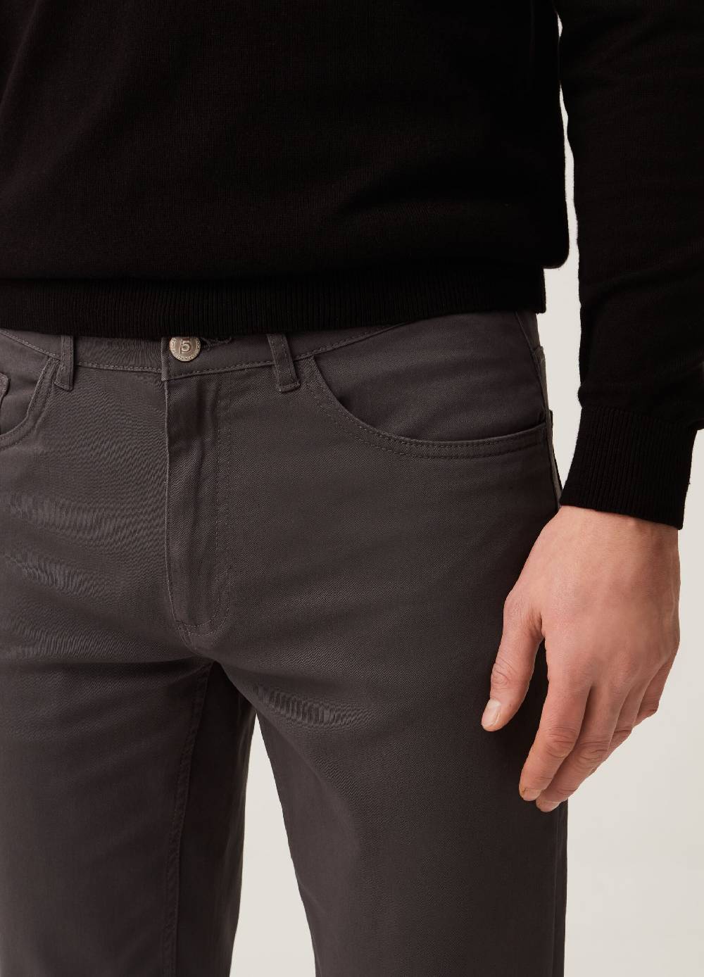 Ovs Pantaloni Slim Fit Cinque Tasche