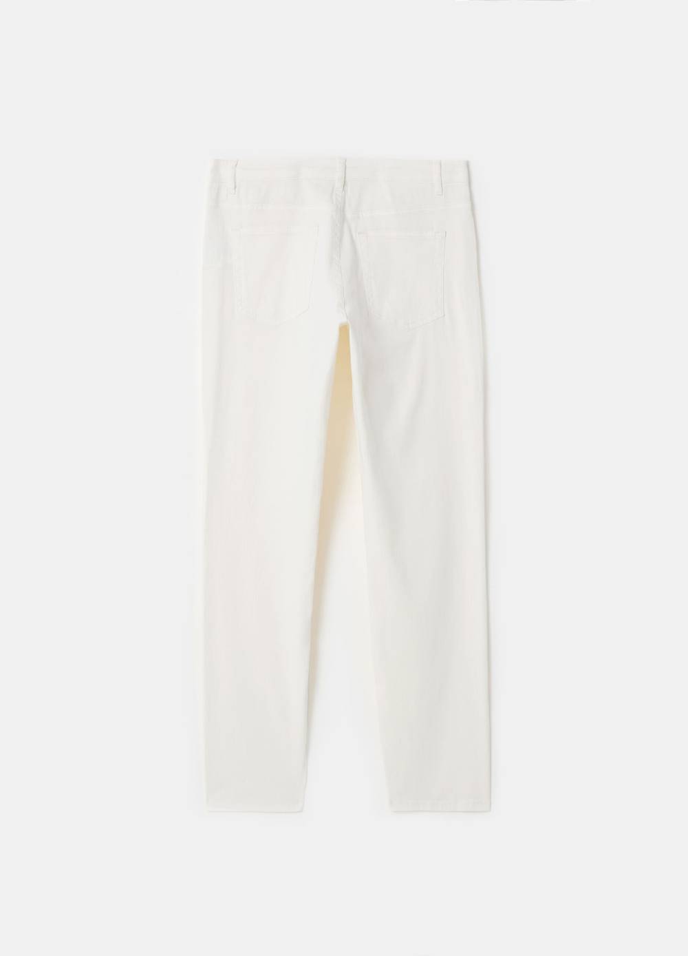 Ovs Pantaloni Slim Fit In Lino E Cotone PIOMBO