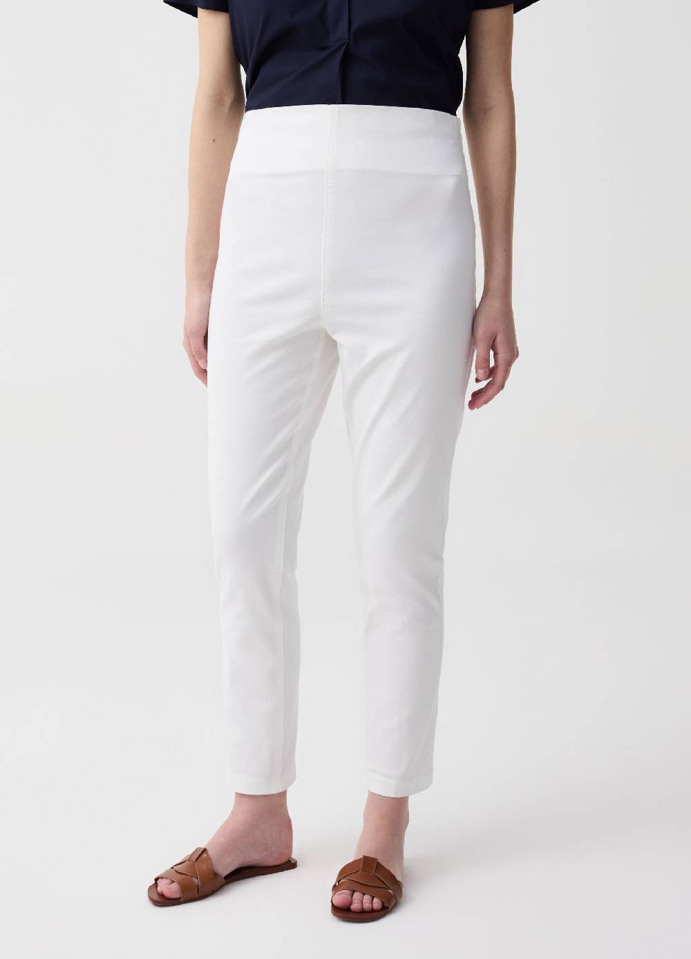 Ovs Pantaloni Slim Fit Premaman Con Tasche