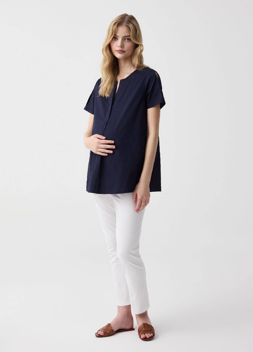 Ovs Pantaloni slim fit premaman con tasche