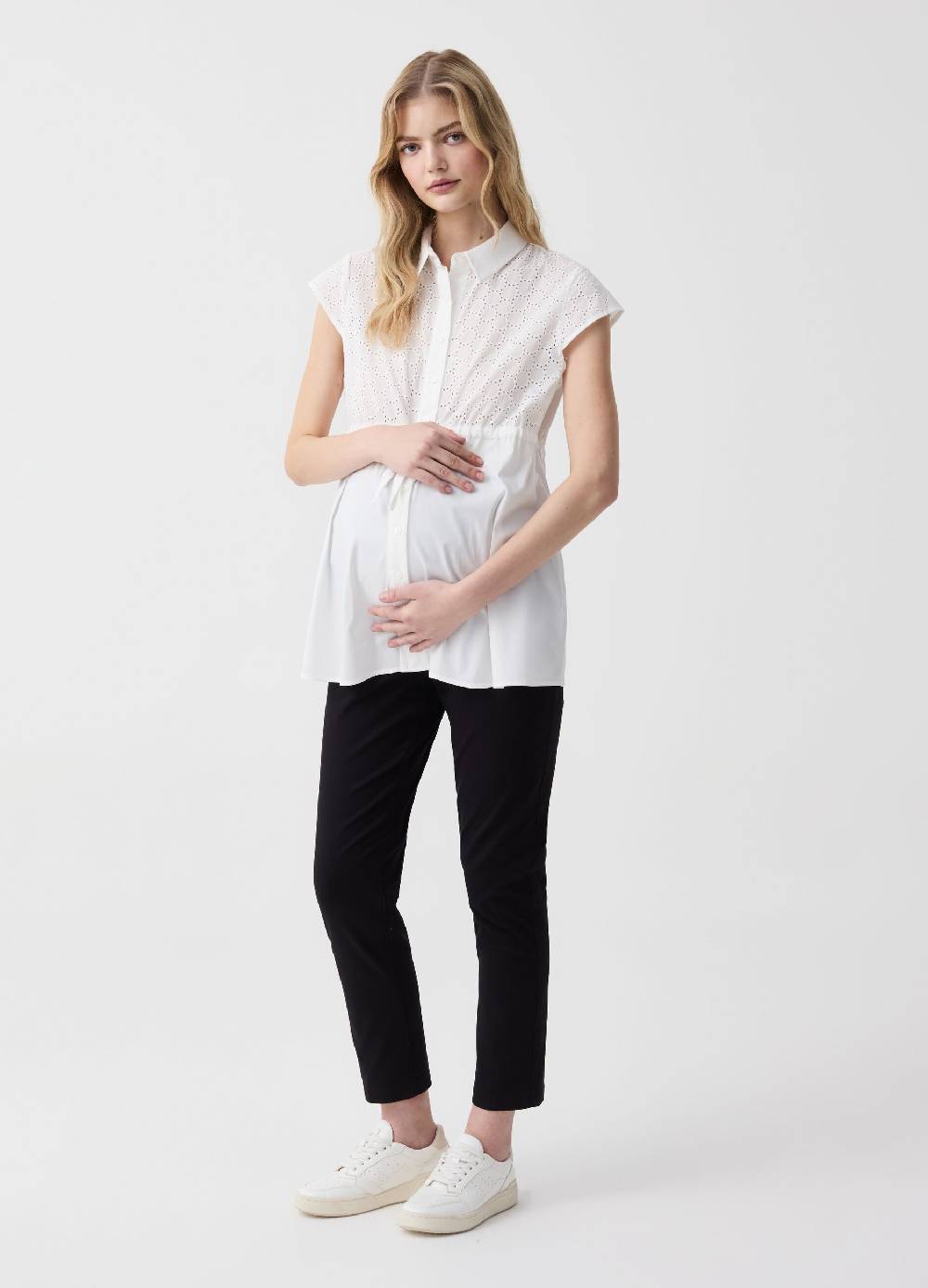 Ovs Pantaloni slim fit premaman con tasche