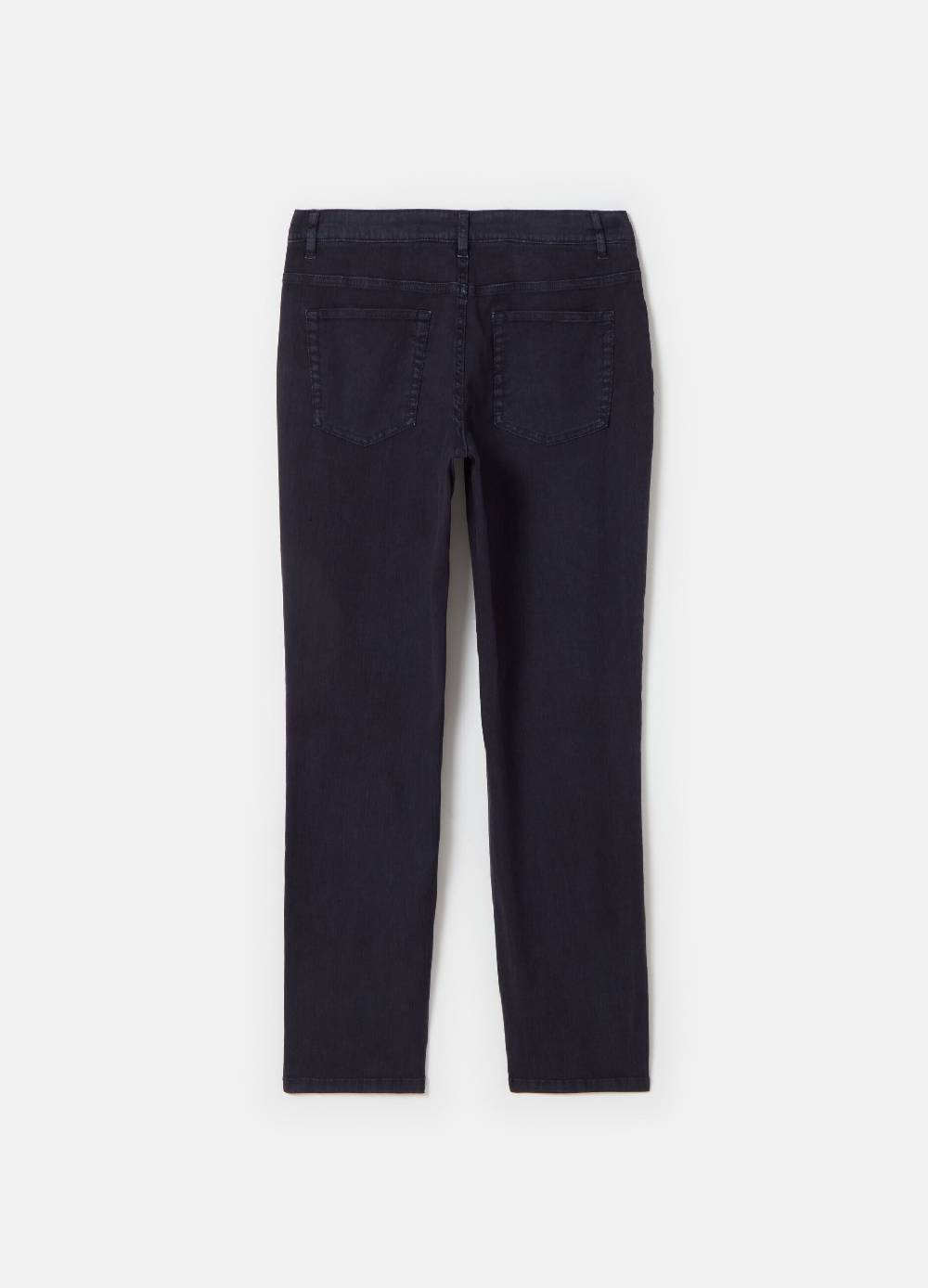 Ovs Pantaloni Slim In Lino E Cotone Elasticizzato