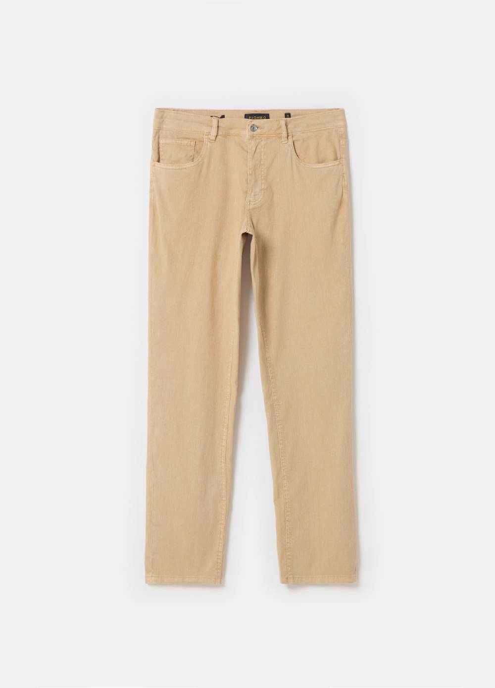 Ovs Pantaloni Slim In Lino E Cotone Stretch