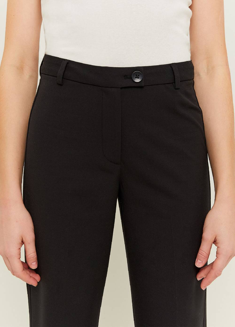 Ovs Pantaloni Straight Fit A Vita Alta