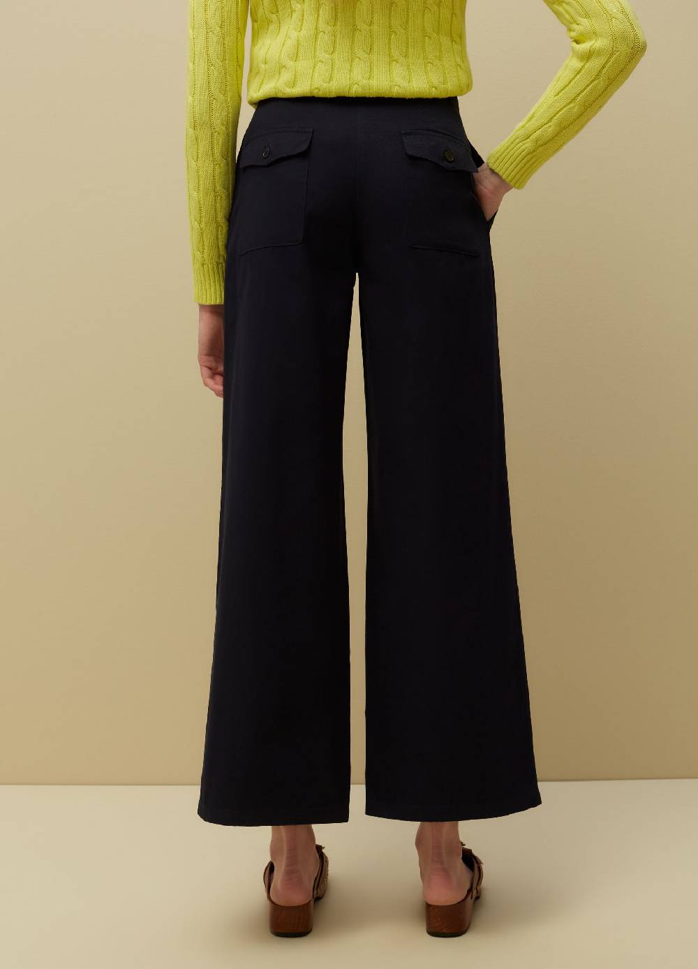 Ovs Pantaloni Wide Leg Con Pinces